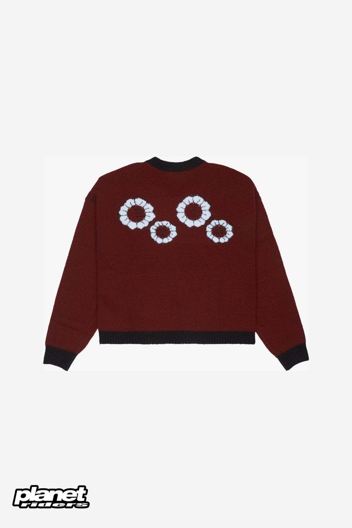 Dalas Flower Sweater RVCA, Brick Red (retro)