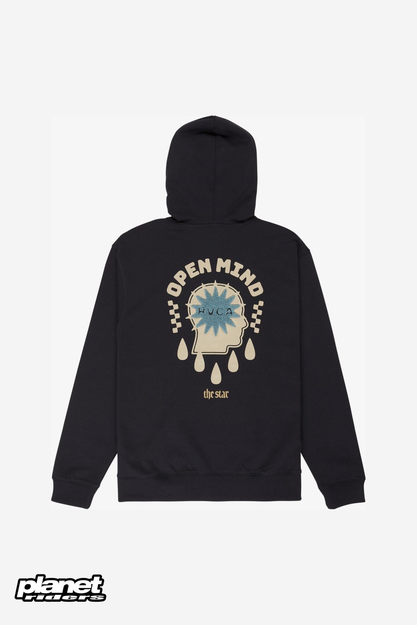 The Star Hoodie RVCA, RVCA Black (retro)