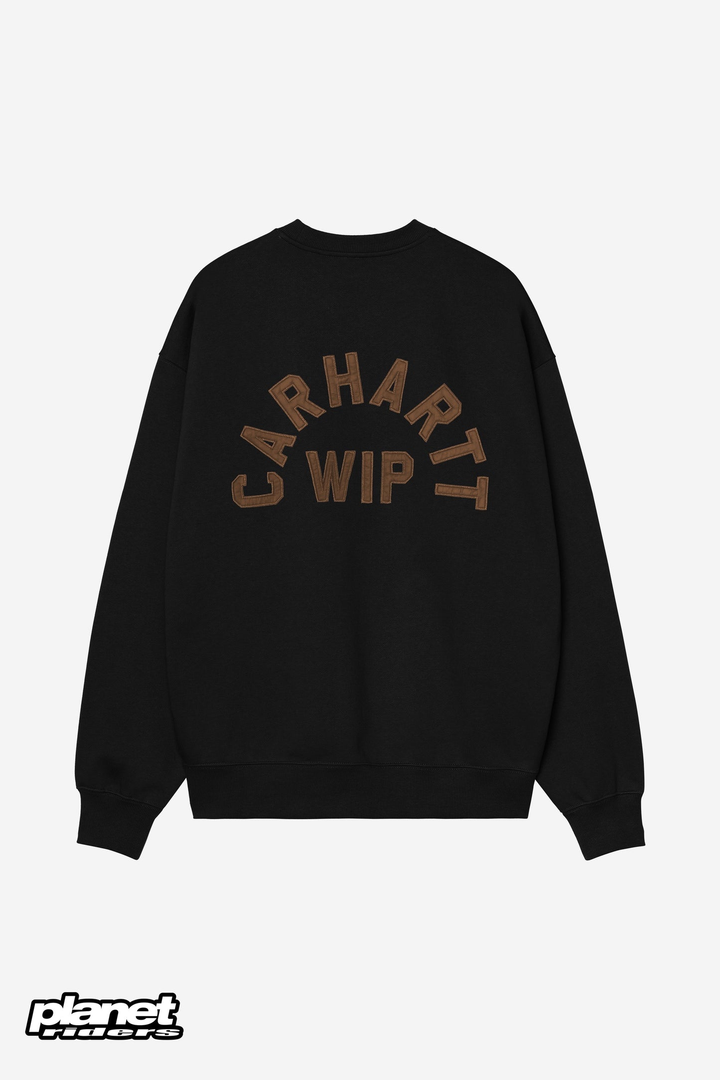 Arch Script Sweatshirt Carhartt WIP, Black / Hamilton Brown