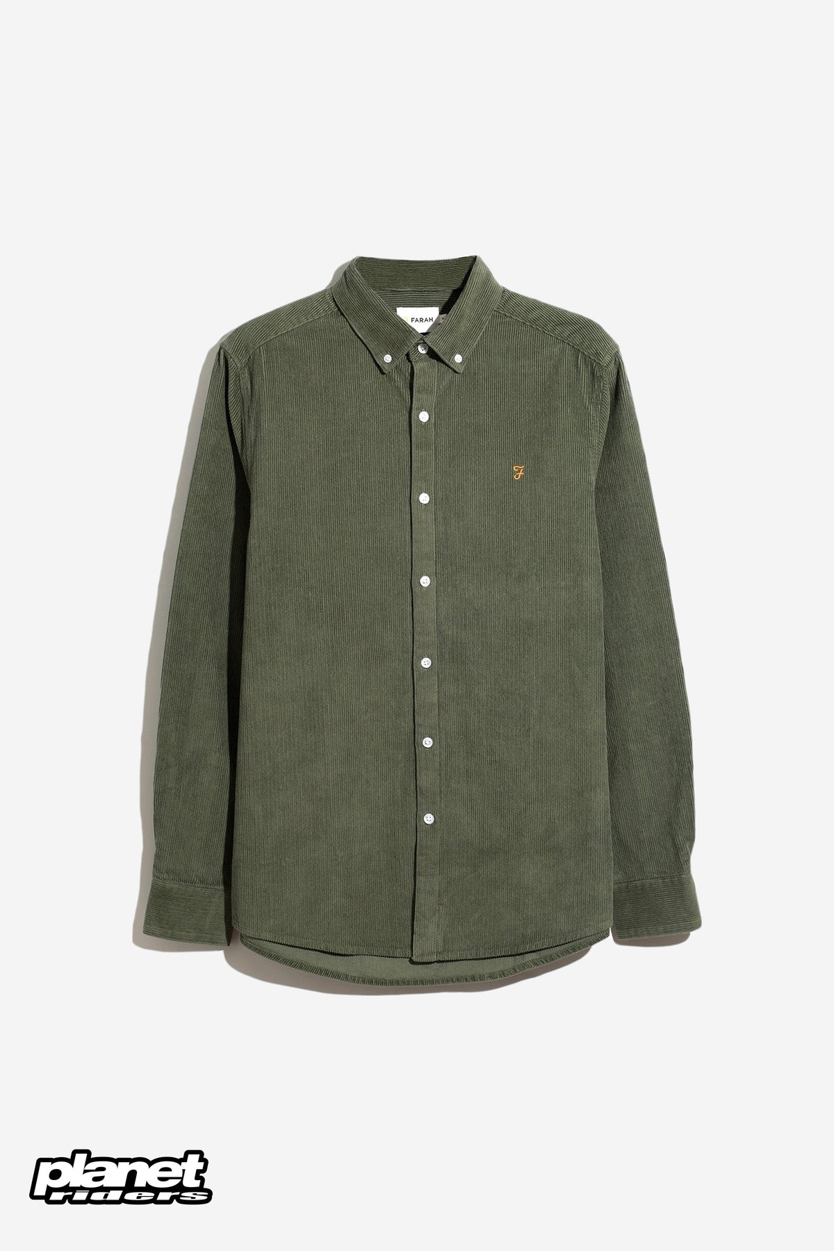Maverick Cord Shirt Farah, True Navy / Rosemary