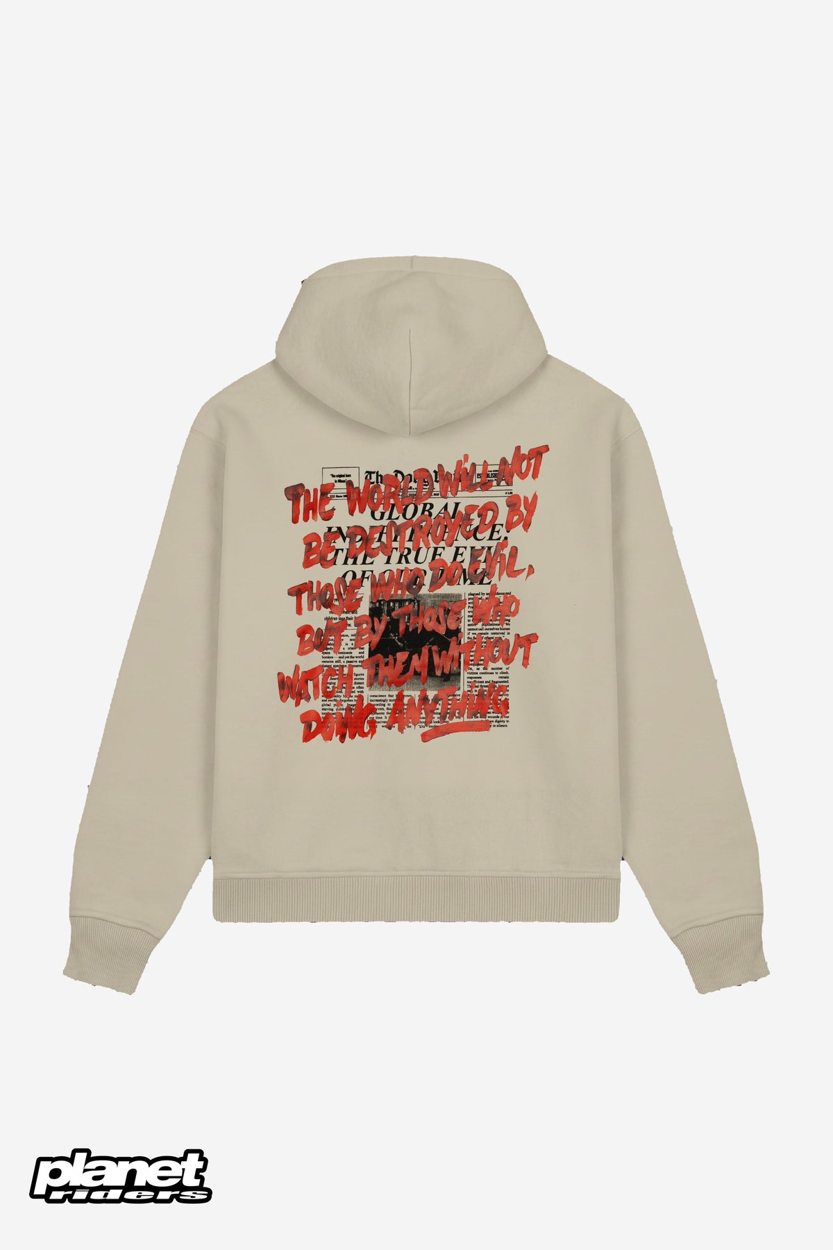 Indifference Zip Hoodie Dolly Noire, Vaporous Gray