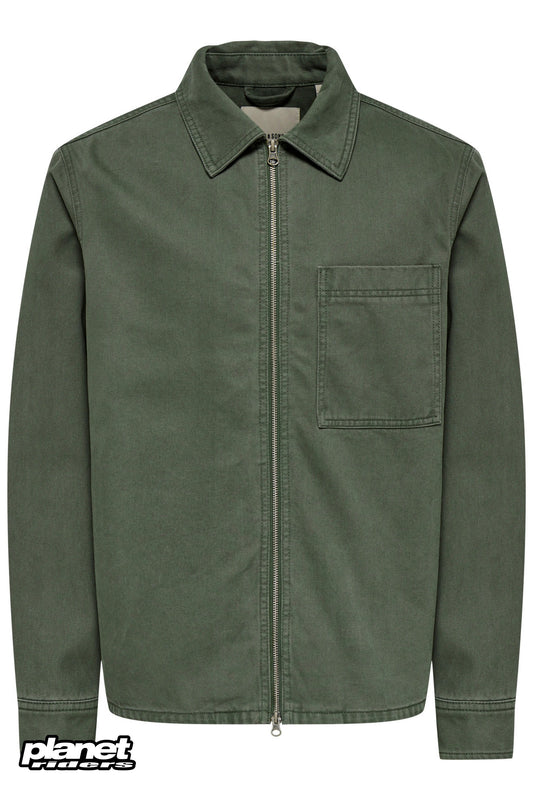 ONSRAY Washed Zip Jacket Only & Sons