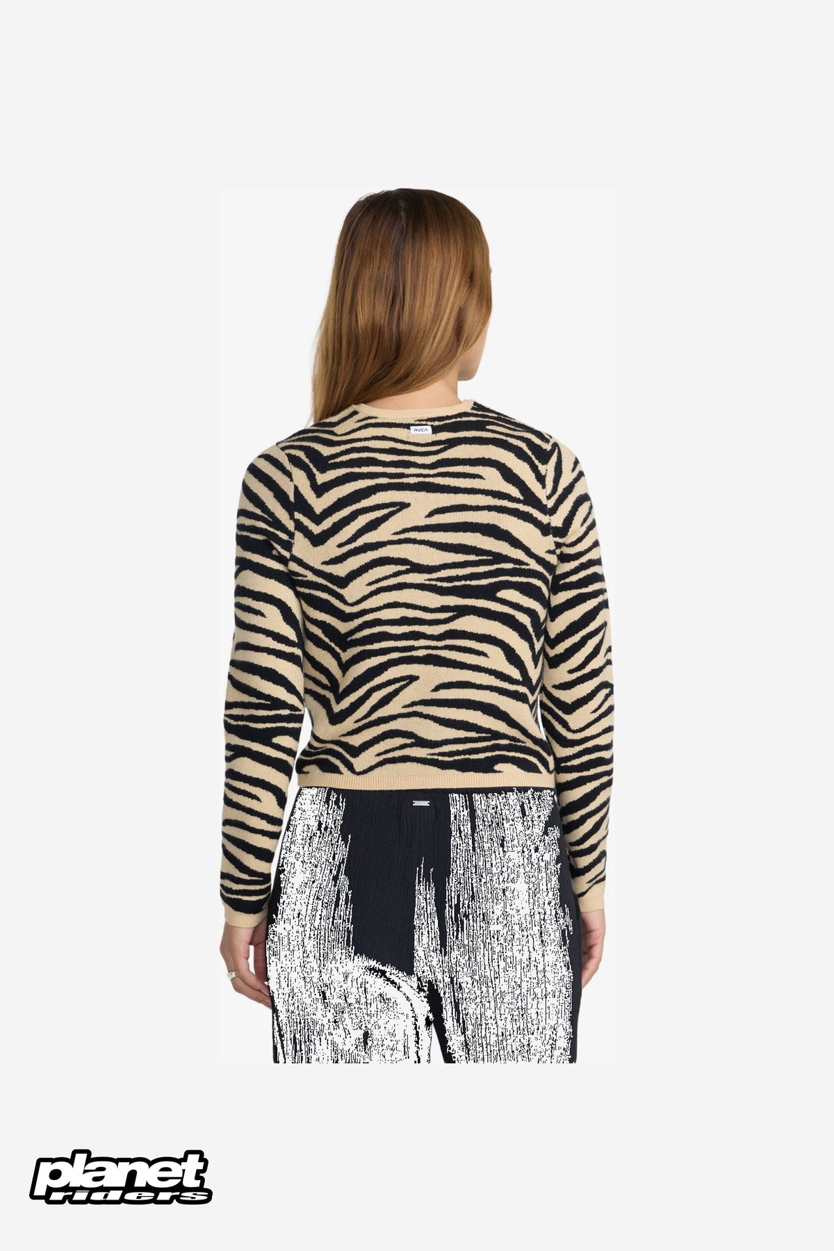 Welcome Cardigan RVCA, Light Tan (retro)
