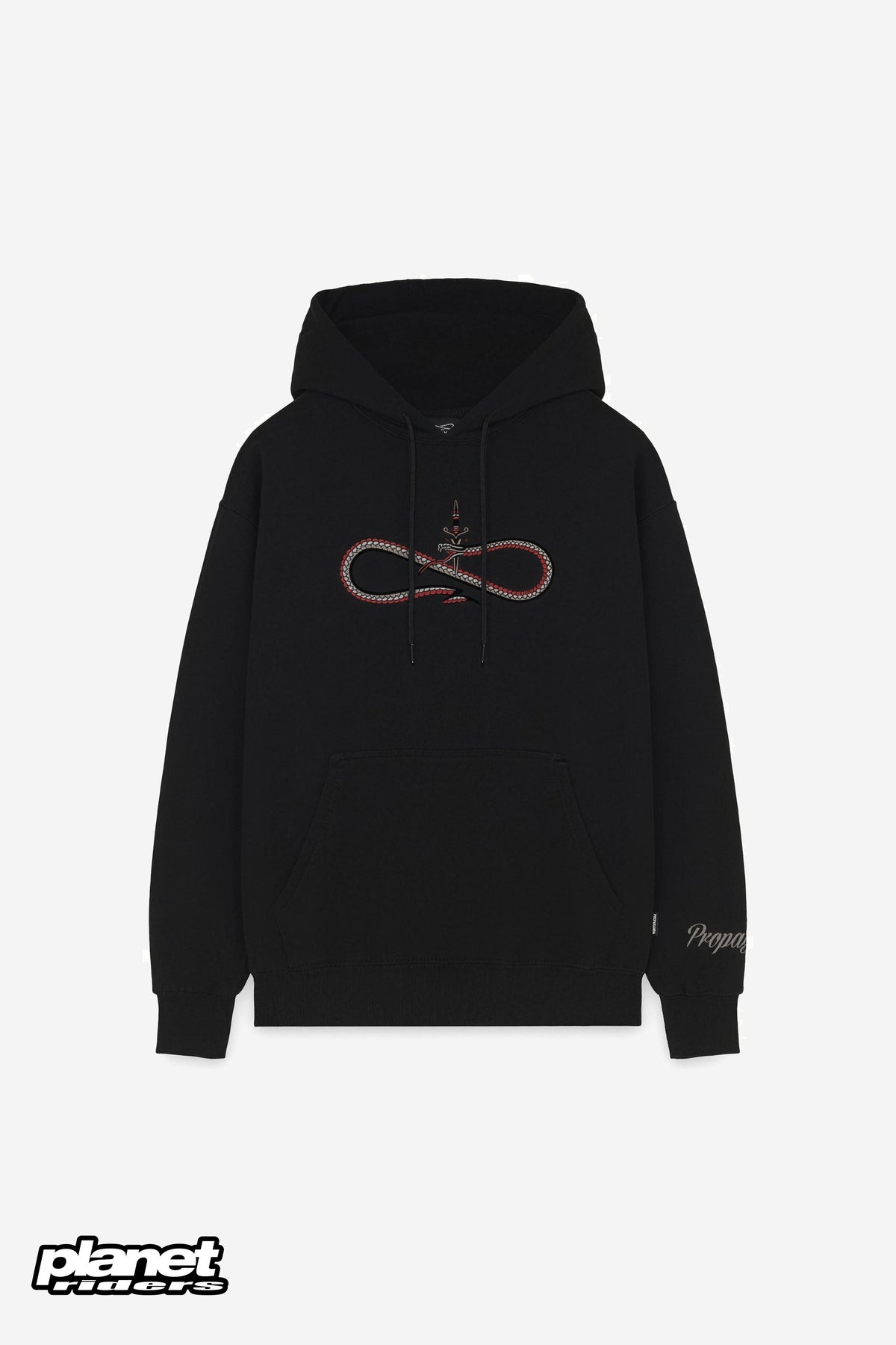 Logo Sword Hoodie Propaganda, Black