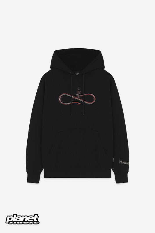 Logo Sword Hoodie Propaganda, Black