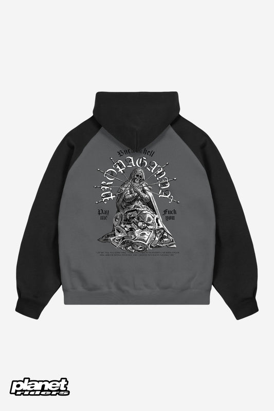 Burn Hoodie Propaganda, Gray