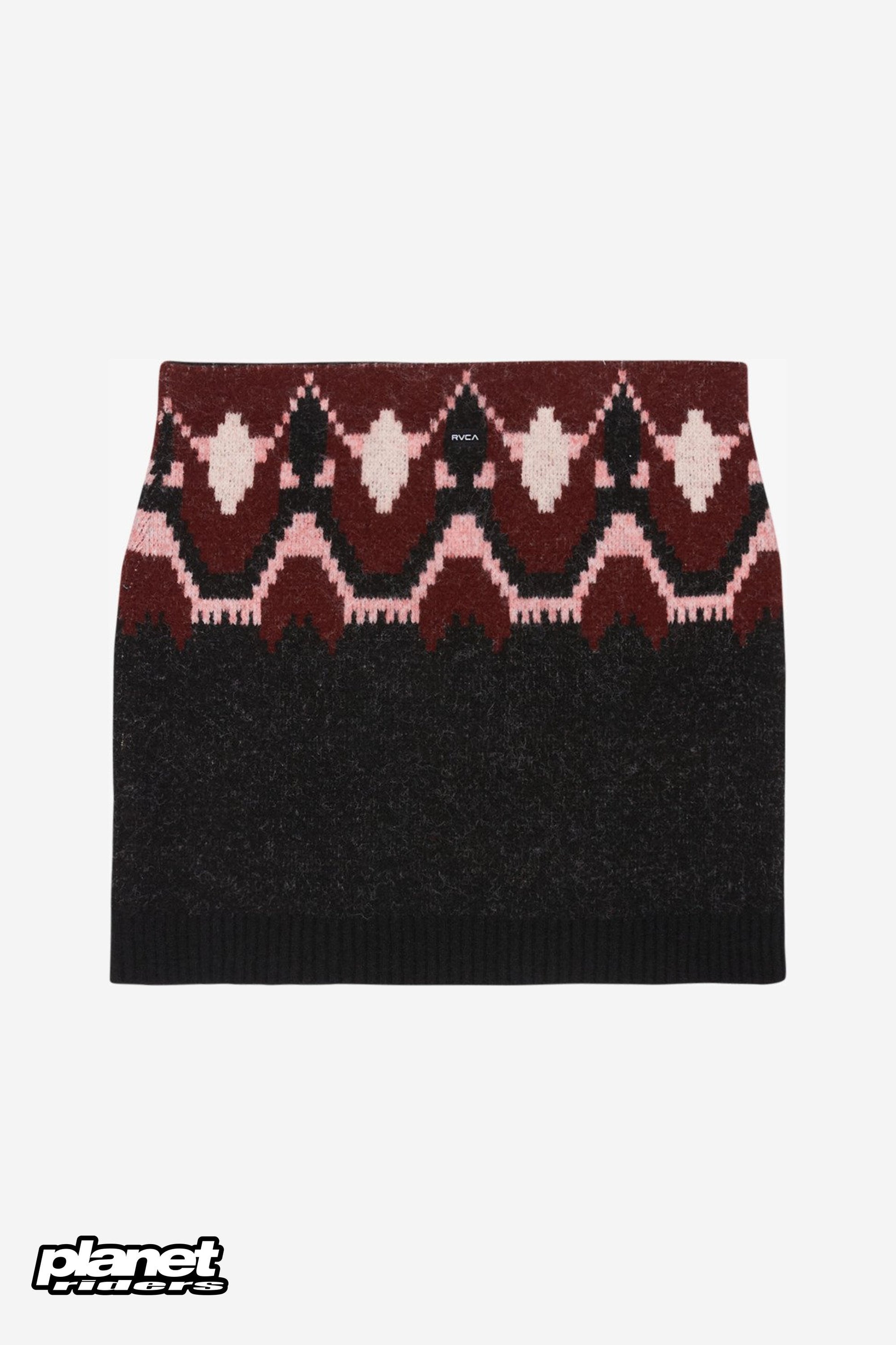 Fairisle Skirt RVCA, Washed Black (retro)