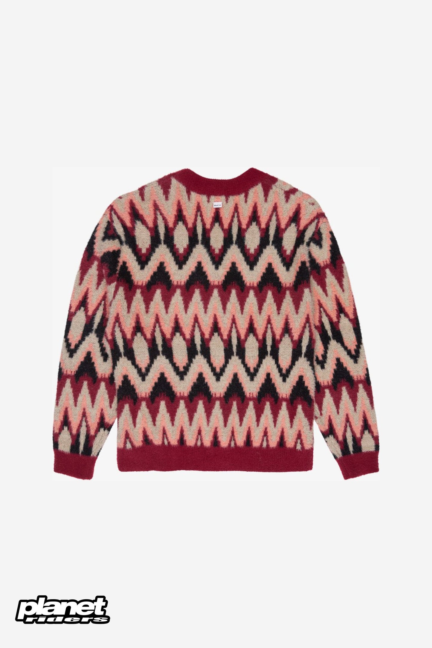 Sweetheart Cardigan RVCA, Brick Red (retro)