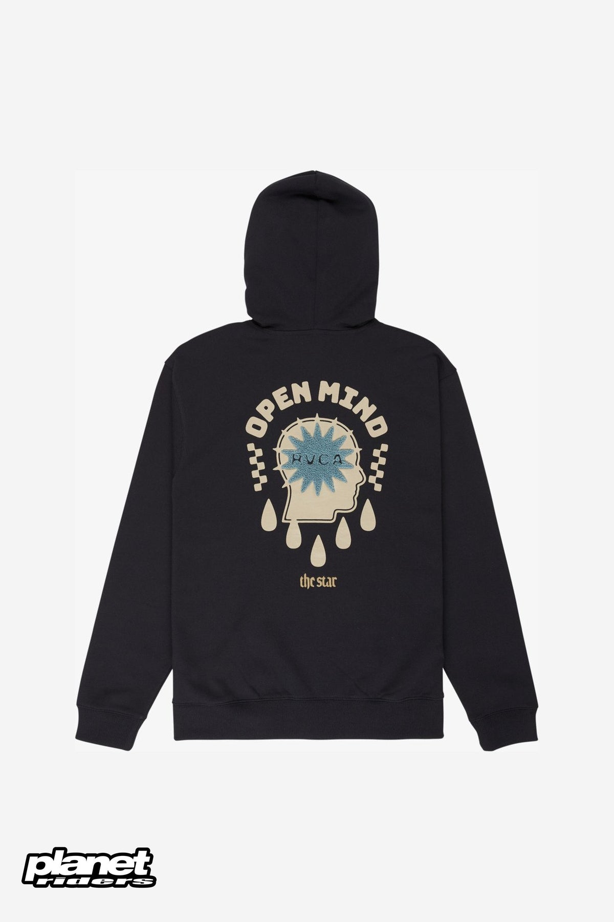 The Star Hoodie RVCA, RVCA Black (retro)