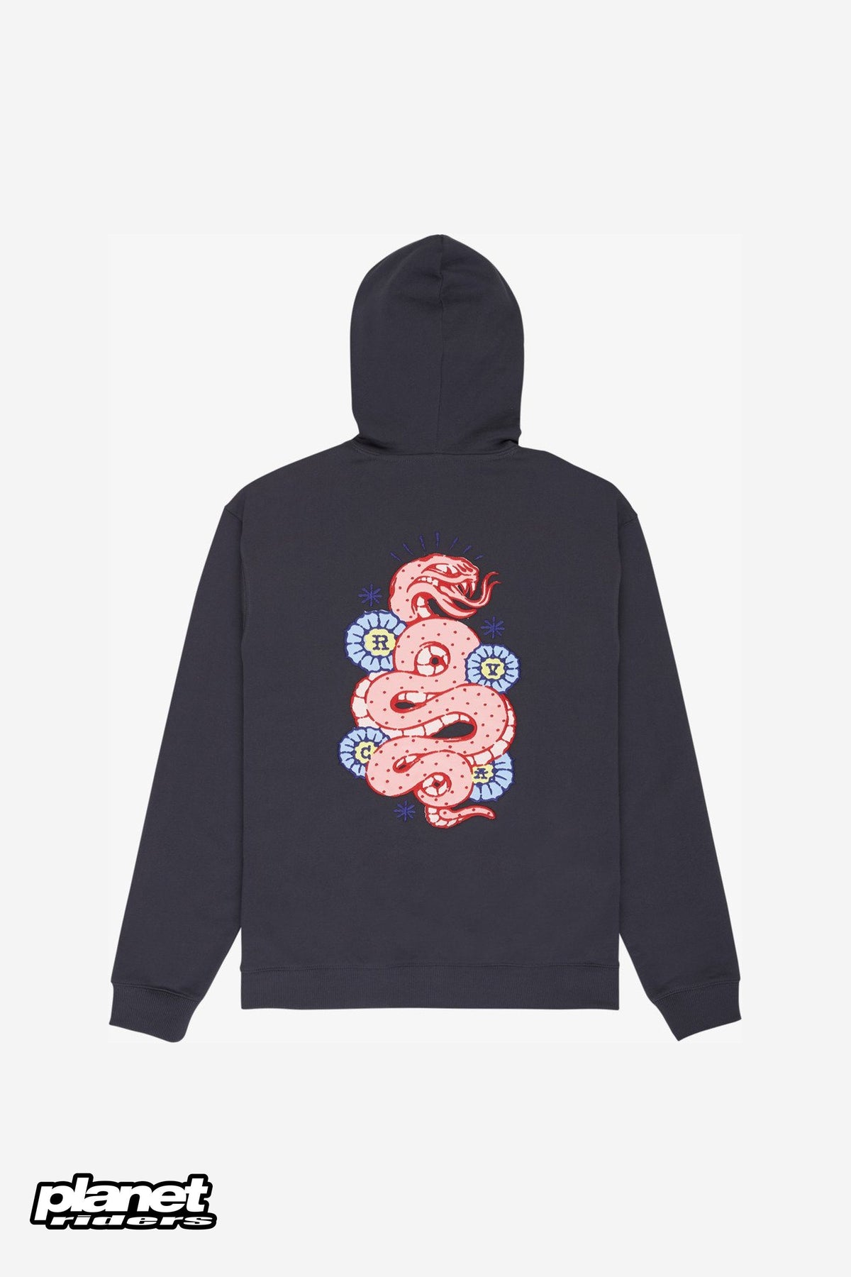 Dalas Snake Hoodie RVCA, Garage Blue (retro)