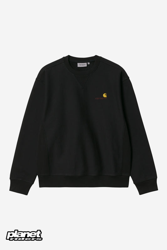 American Script Sweatshirt Carhartt WIP, Black