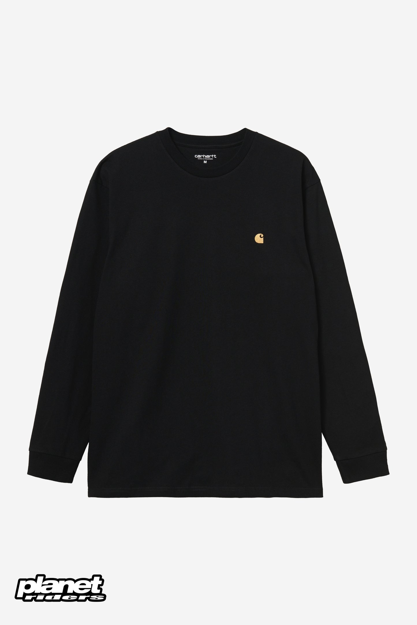 L/S Chase T-Shirt Carhartt WIP, Black / Gold