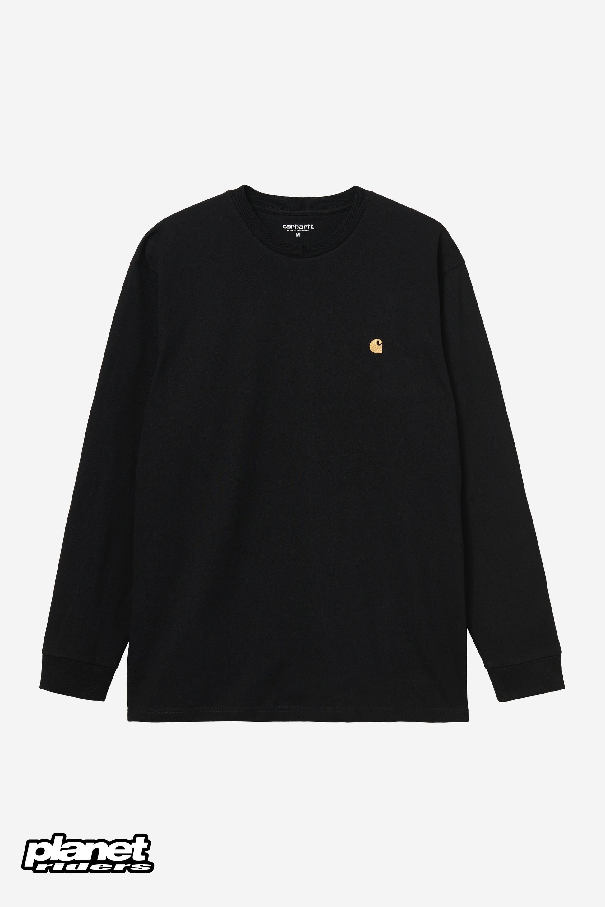 L/S Chase T-Shirt Carhartt WIP, Black / Gold