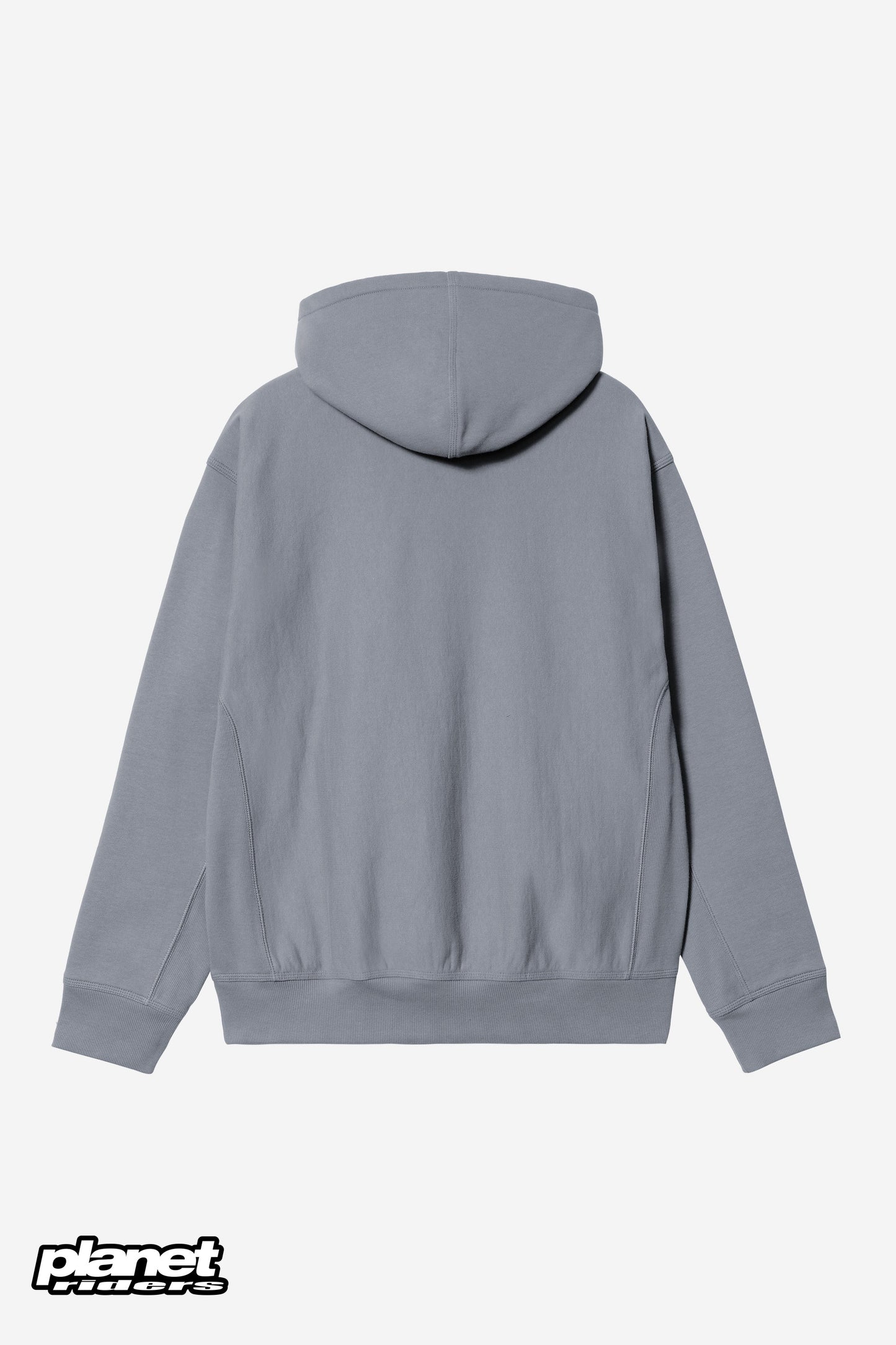 Hooded American Script Sweatshirt Carhartt WIP, Shady Blue