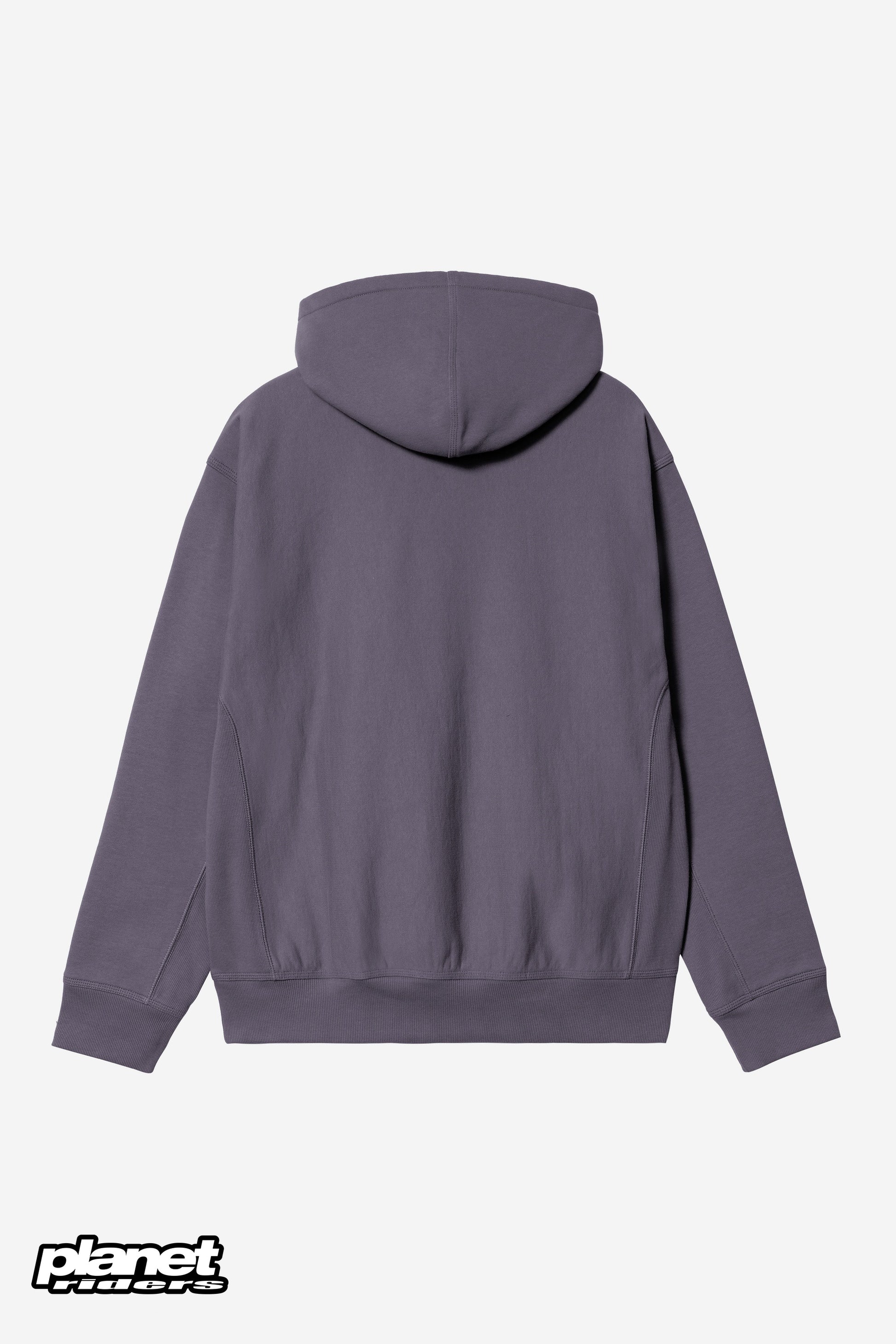 Hooded American Script Sweatshirt Carhartt WIP, Shady Purple
