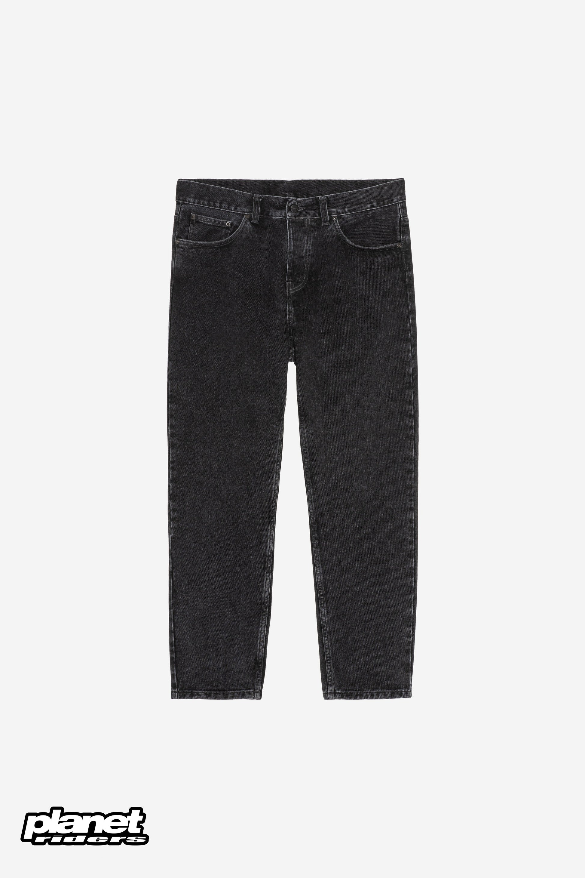 Newel Pant Carhartt WIP, Black stone washed