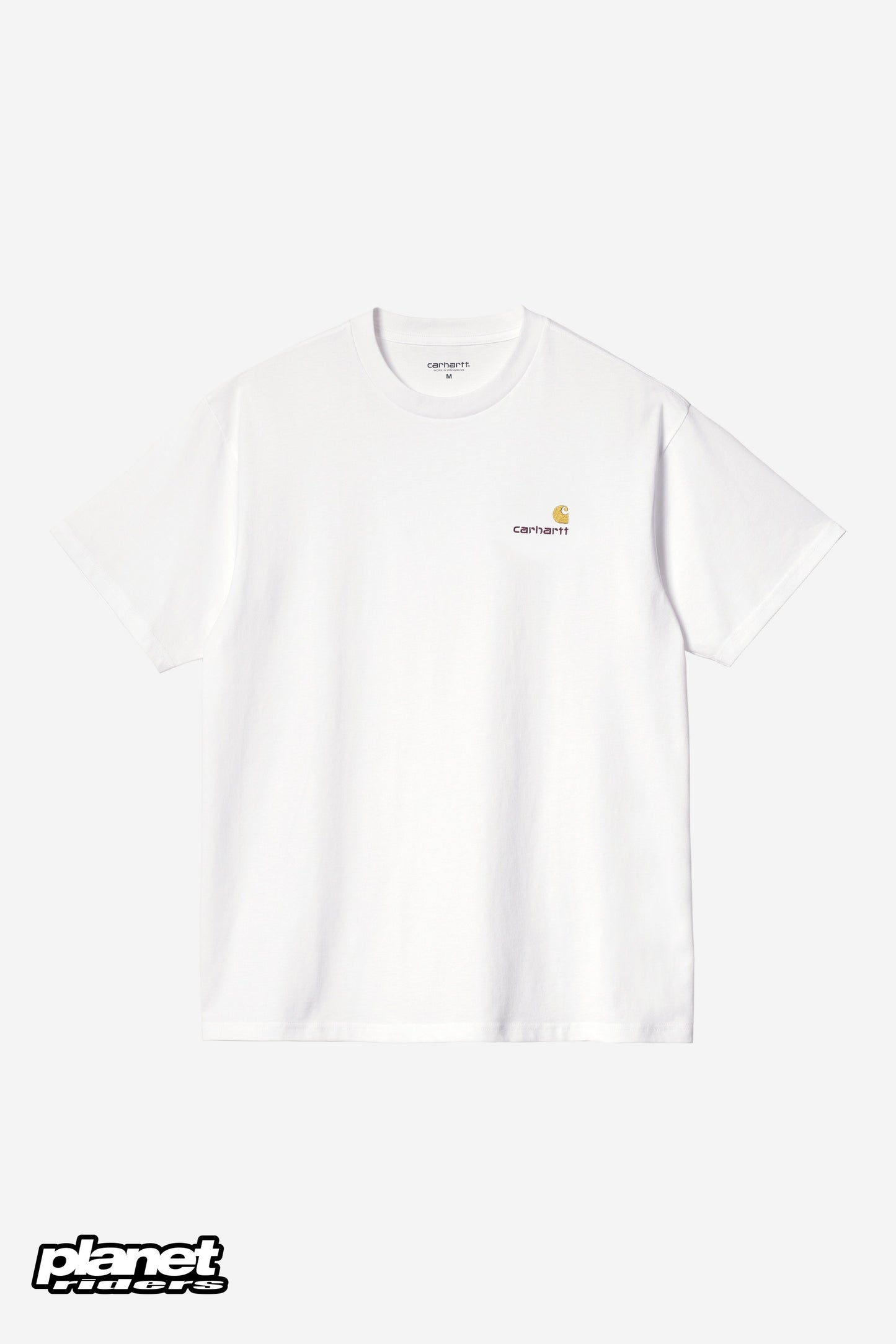 S/S American Script T-Shirt Carhartt WIP, White