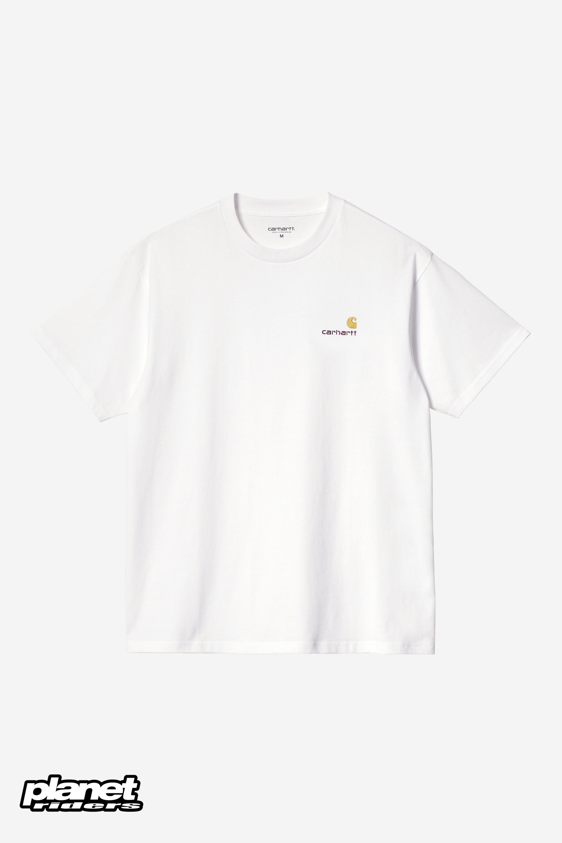 S/S American Script T-Shirt Carhartt WIP, White