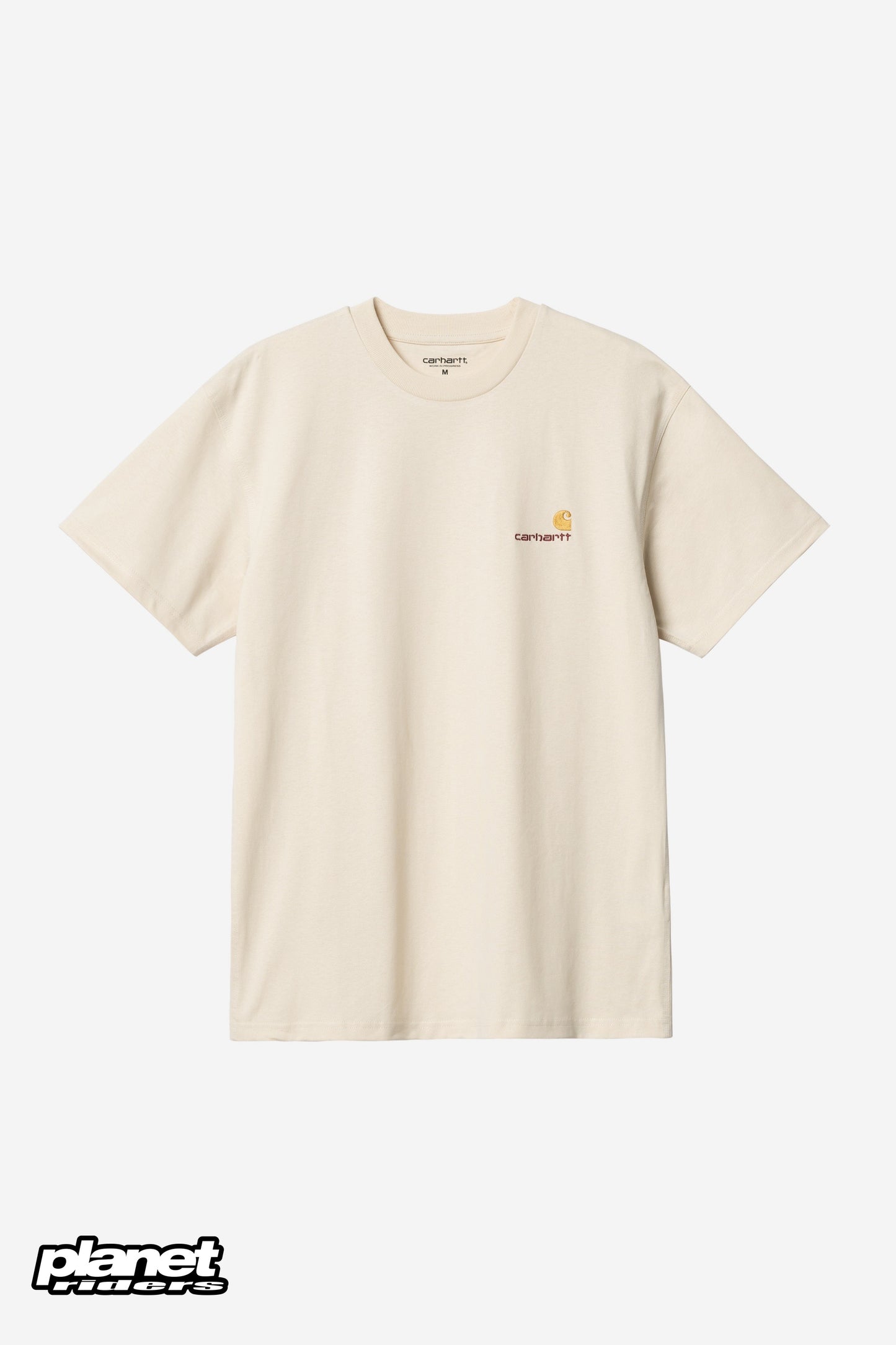 S/S American Script T-Shirt Carhartt WIP, Natural