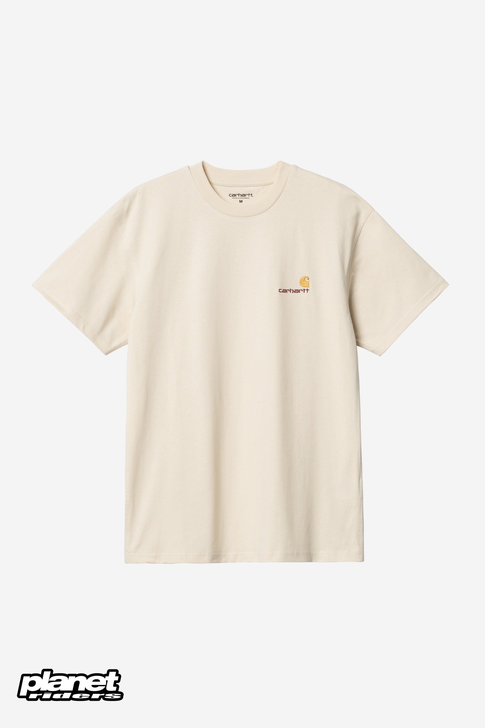 S/S American Script T-Shirt Carhartt WIP, Natural