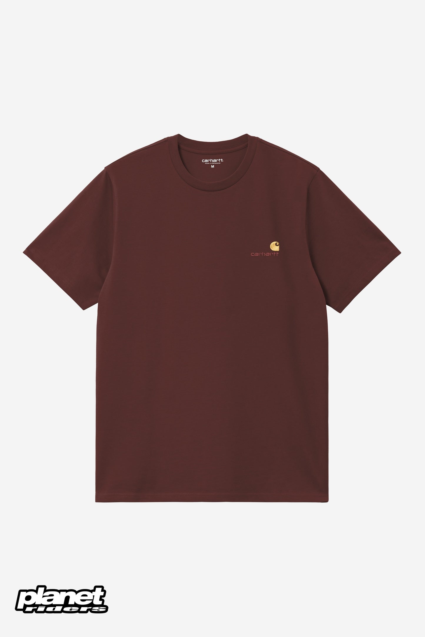 S/S American Script T-Shirt Carhartt WIP, Amarone