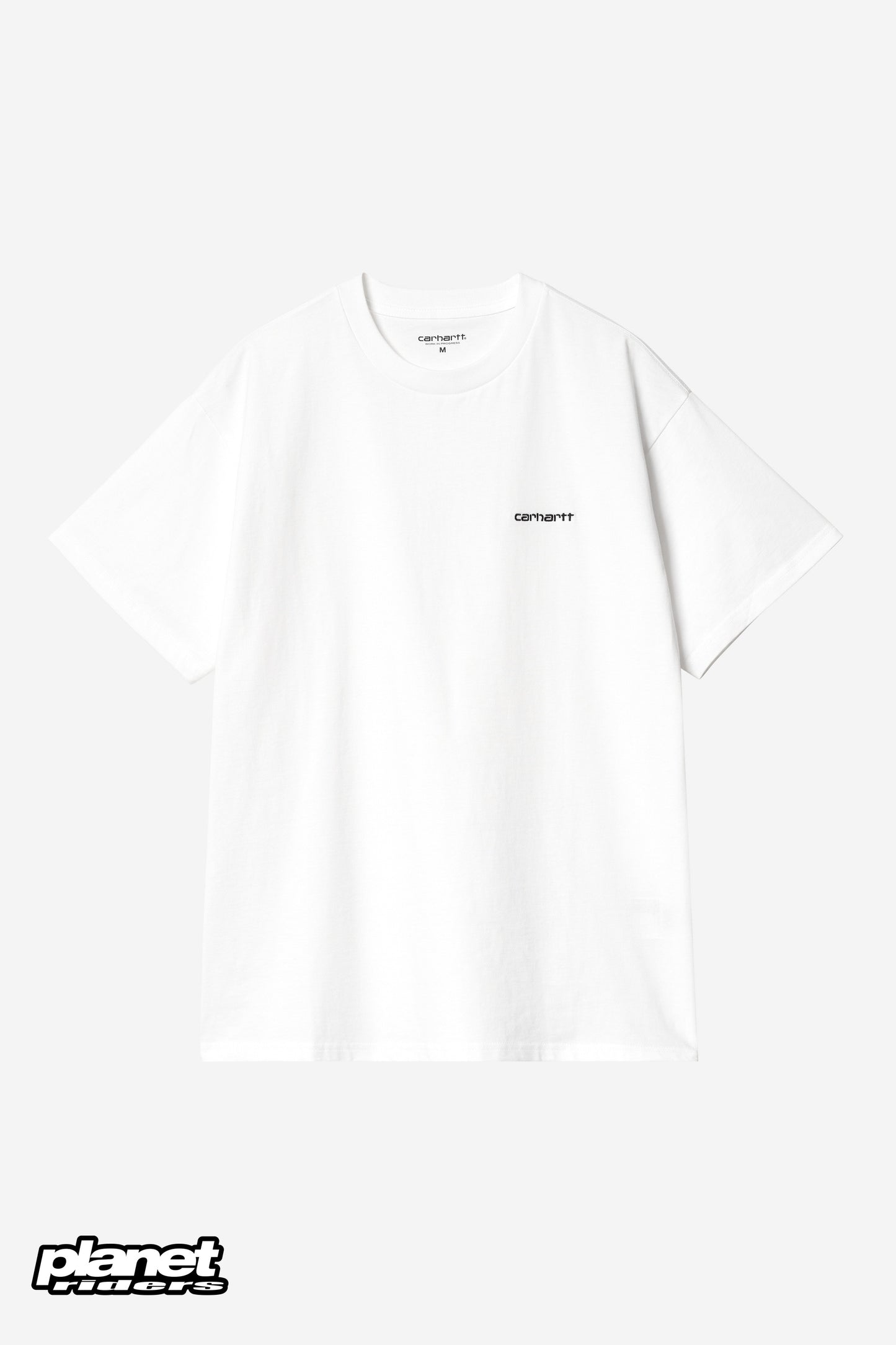 S/S Script Embroidery T-Shirt Carhartt WIP, White / Black