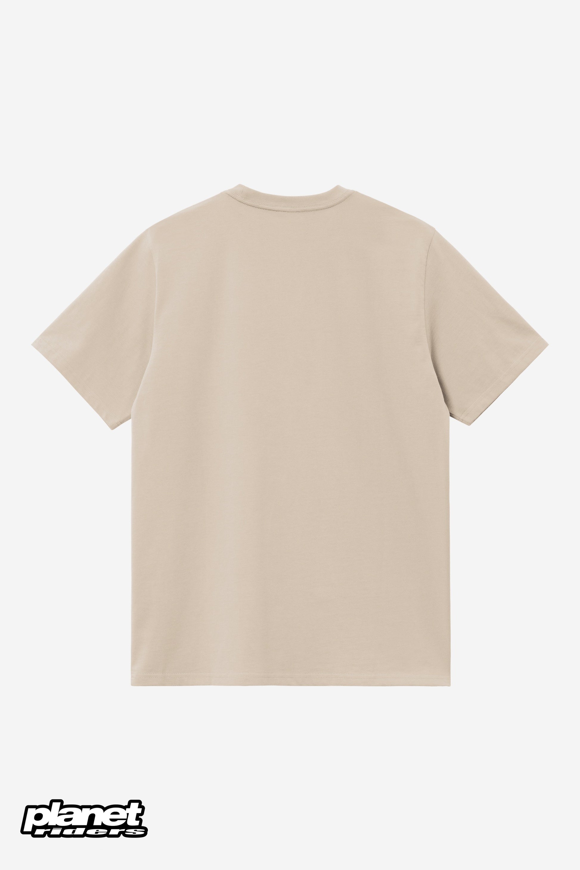 S/S Script Embroidery T-Shirt Carhartt WIP, Fleur De Sel / Black