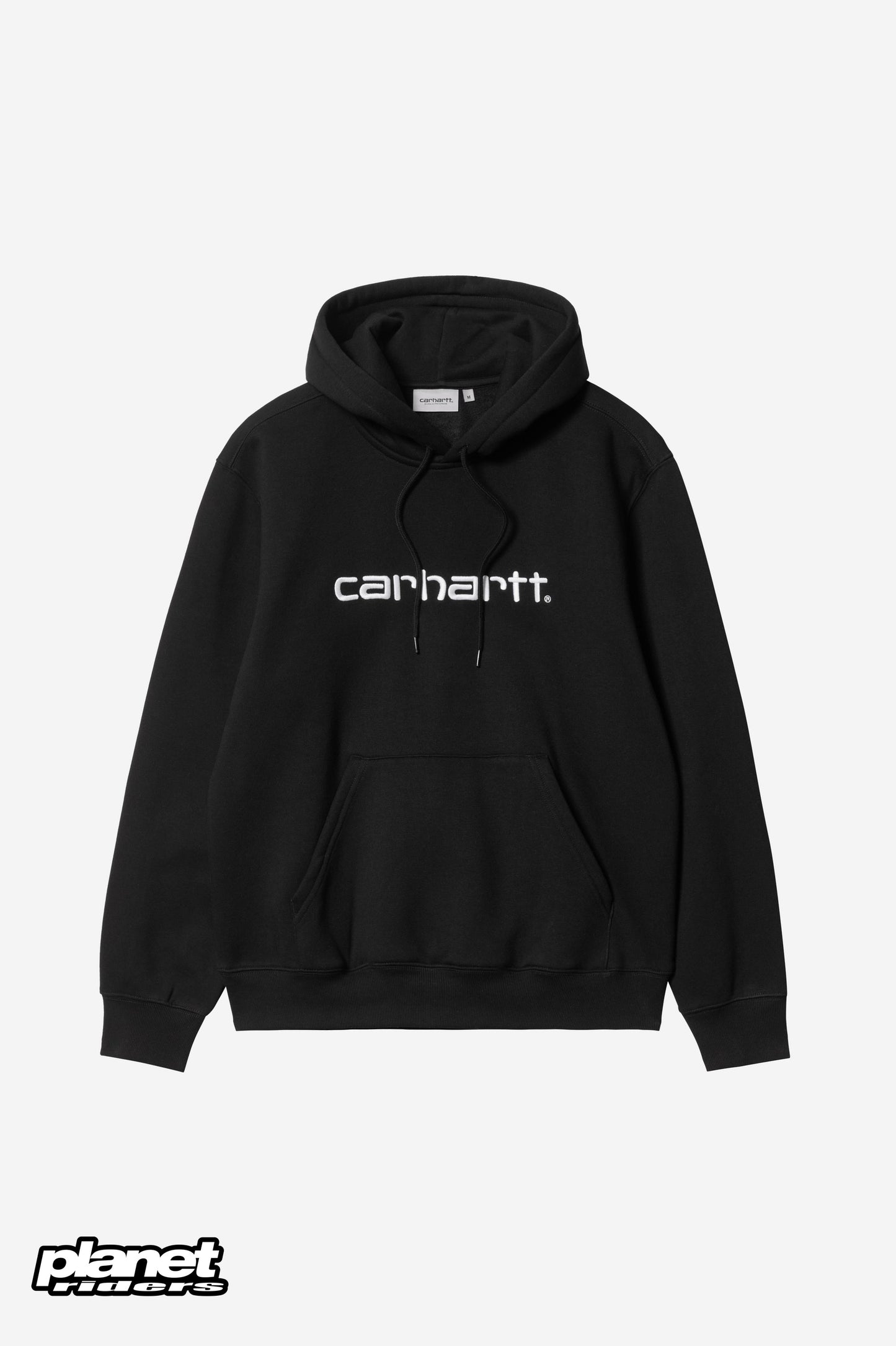 Felpa Cappuccio Script Nera Carhartt WIP