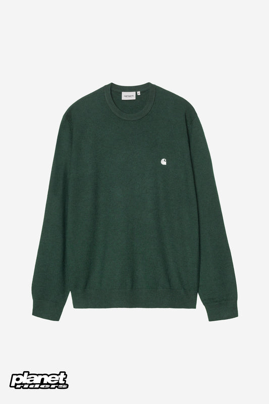 Madison Sweater Carhartt WIP, Dark Scarab / Wax