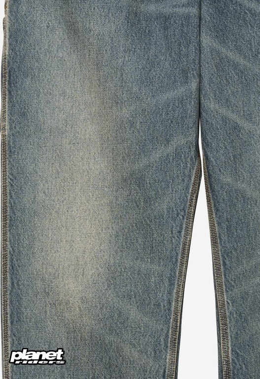 Single Knee Pant Carhartt WIP, Blue worn used wash
