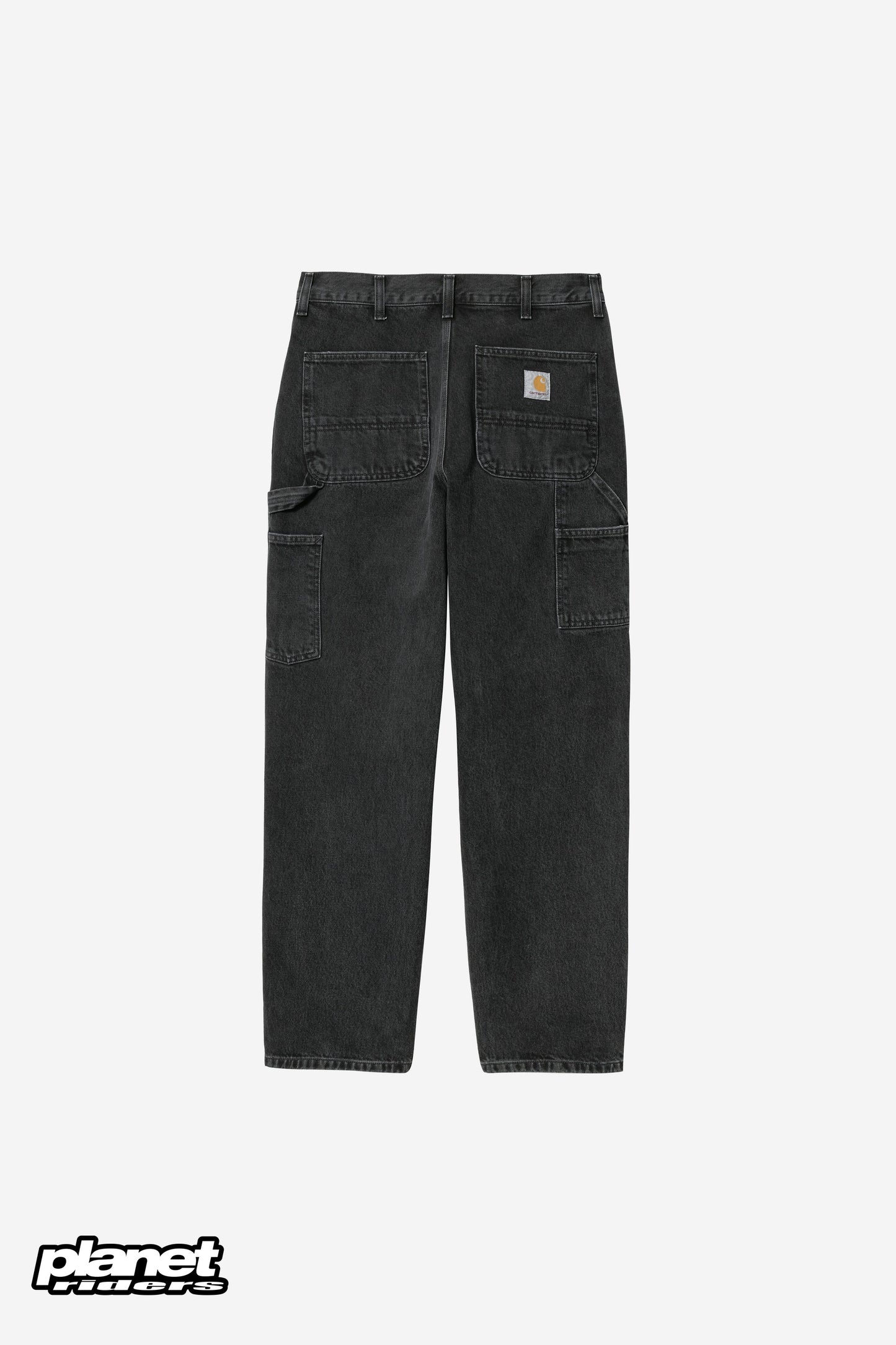 Single Knee Pant Carhartt WIP, Black stone washed