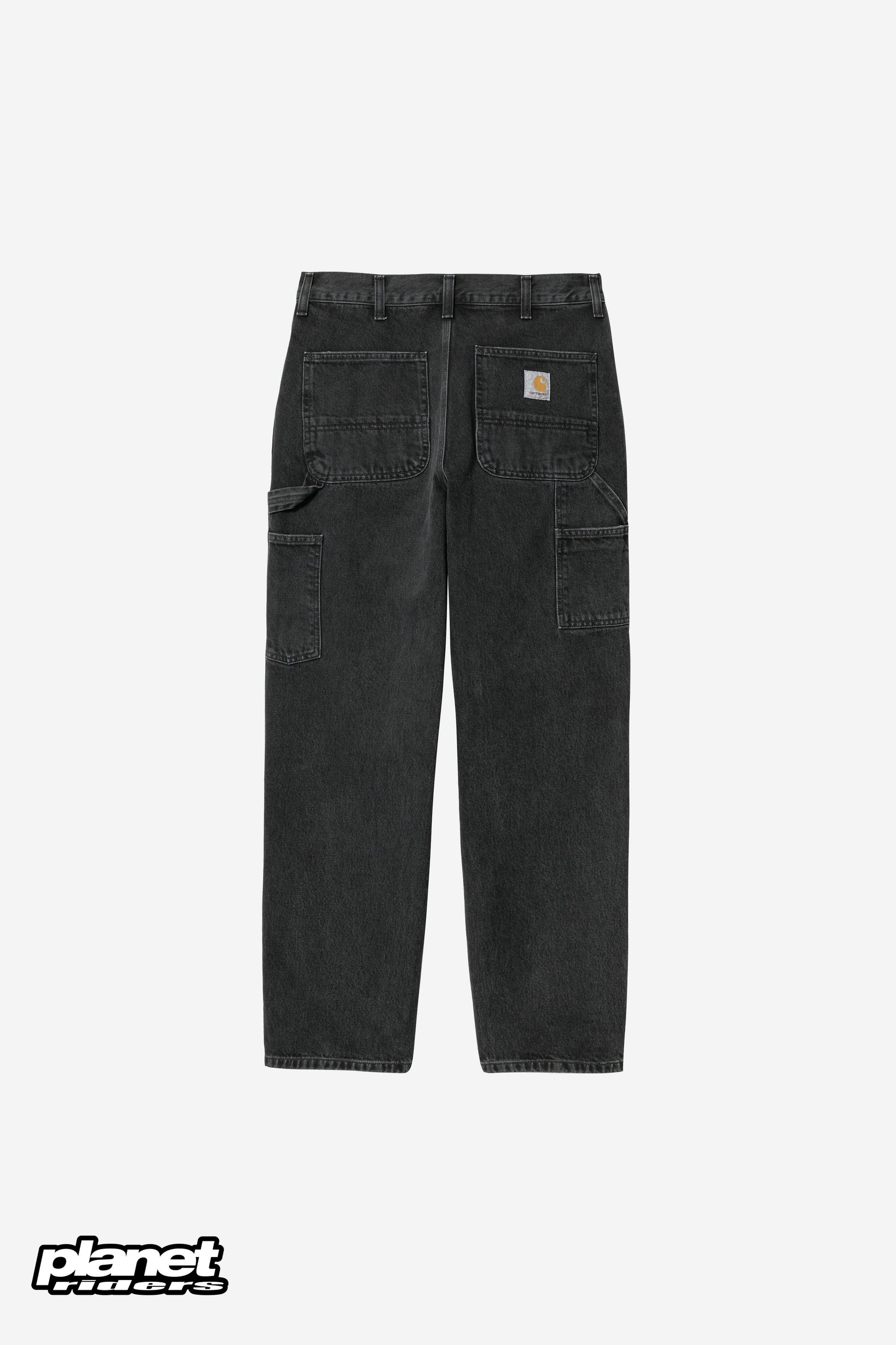 Single Knee Pant Carhartt WIP, Black stone washed
