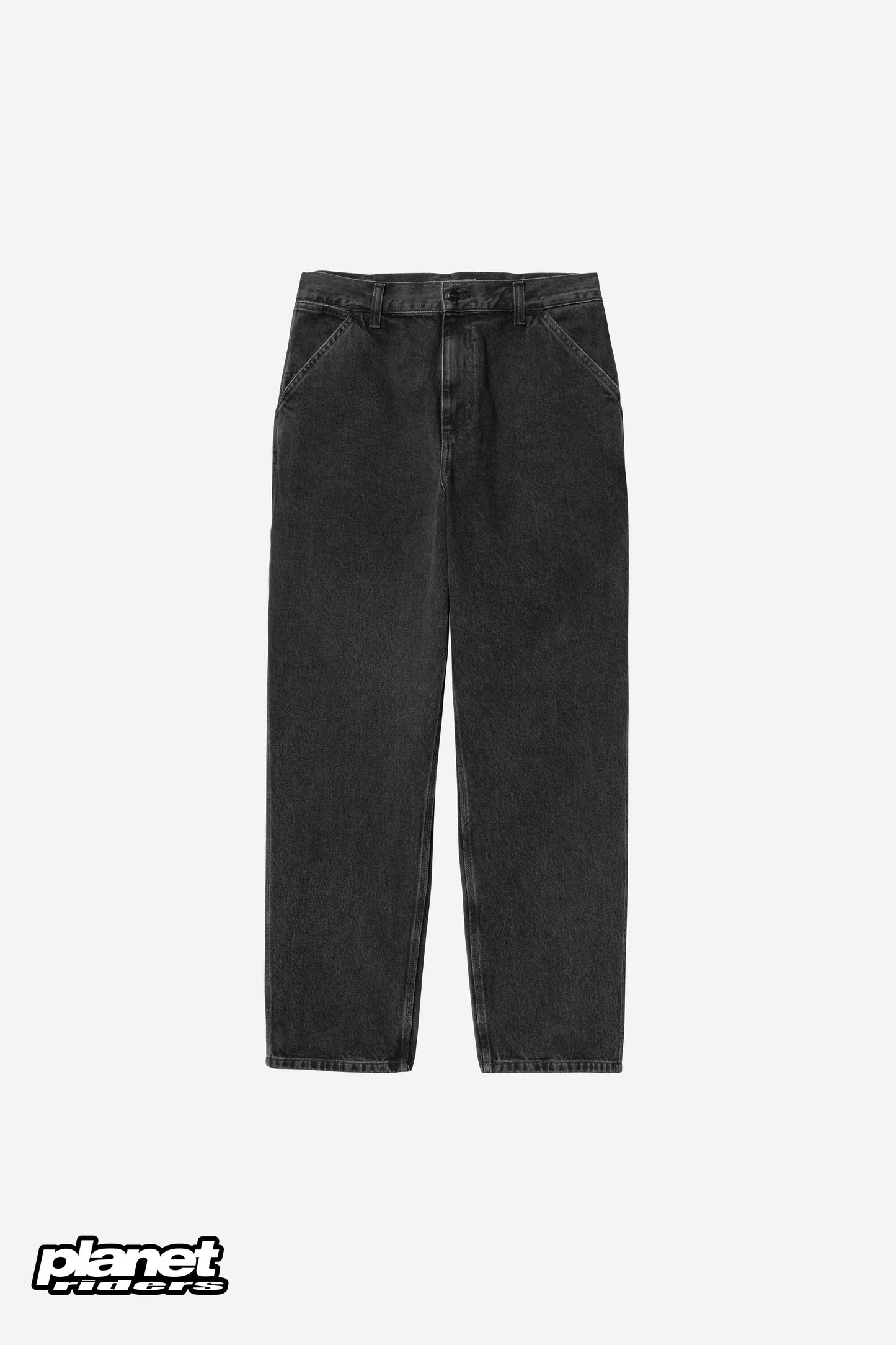 Single Knee Pant Carhartt WIP, Black stone washed