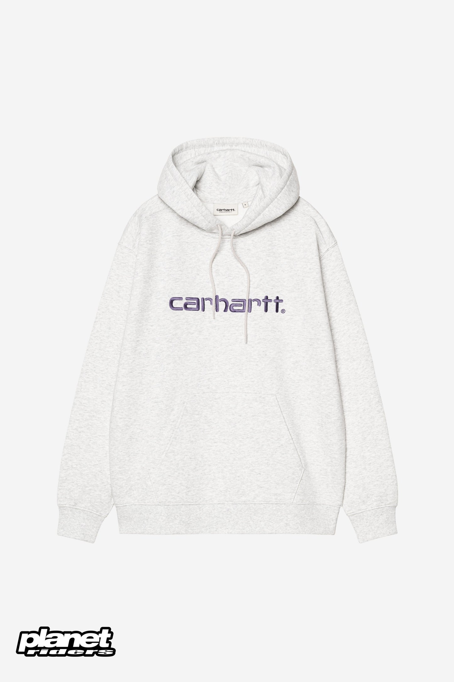 W' Hooded Carhartt Sweatshirt Carhartt WIP, Ash Heather / Cozy Purple