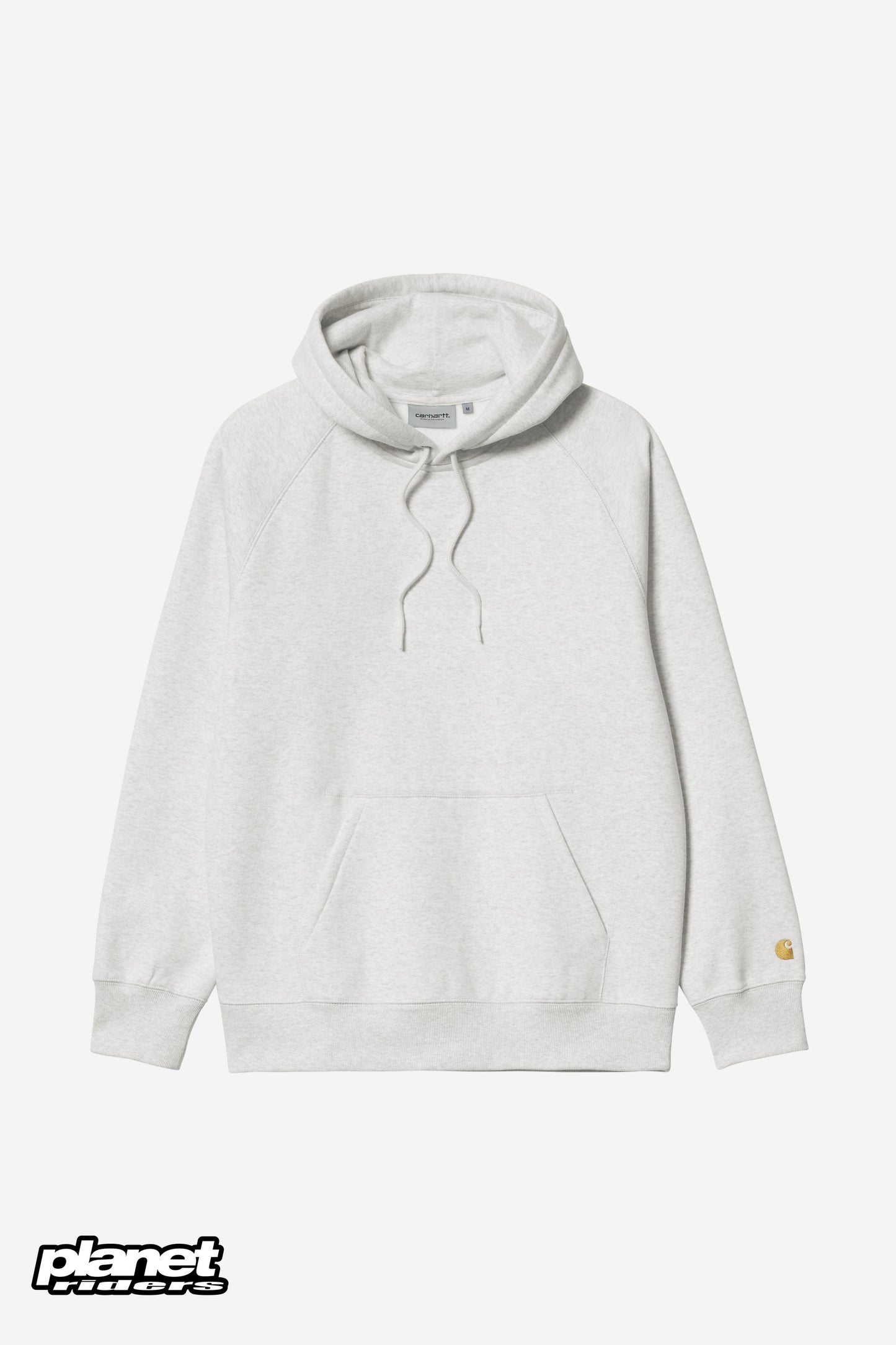 Hooded Chase Sweatshirt Carhartt WIP, Ash Heather / Gold
