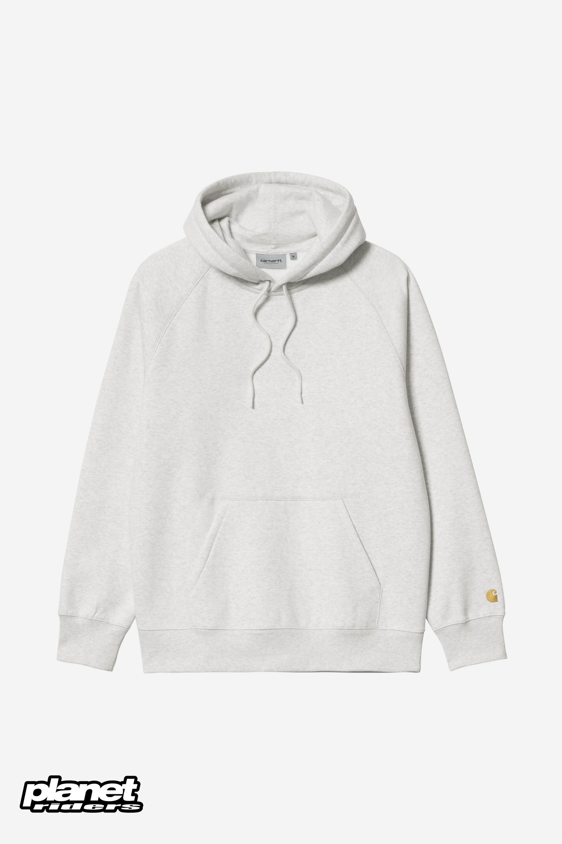 Hooded Chase Sweatshirt Carhartt WIP, Ash Heather / Gold