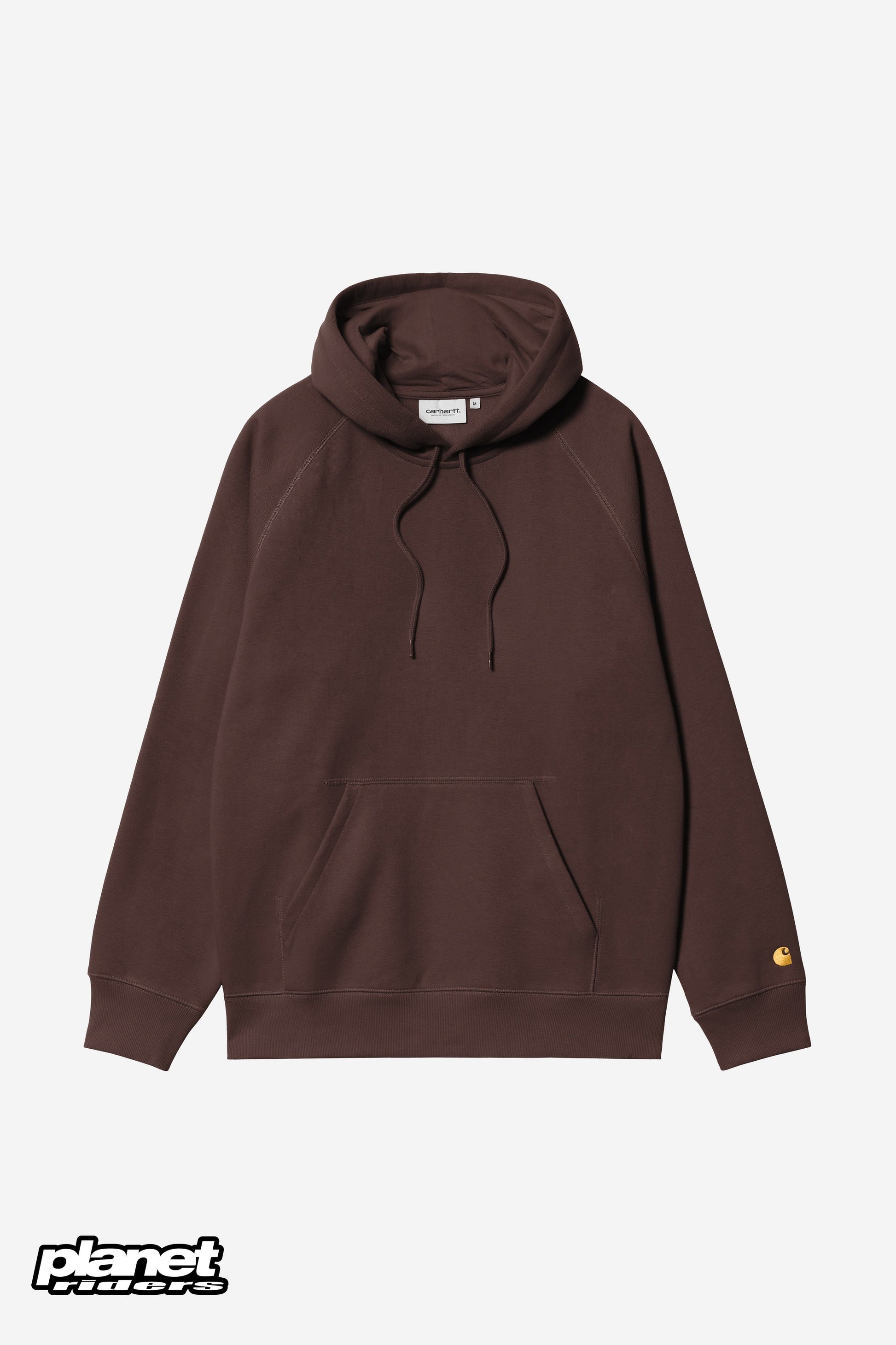Hooded Chase Sweatshirt Carhartt WIP, Palisander / Gold