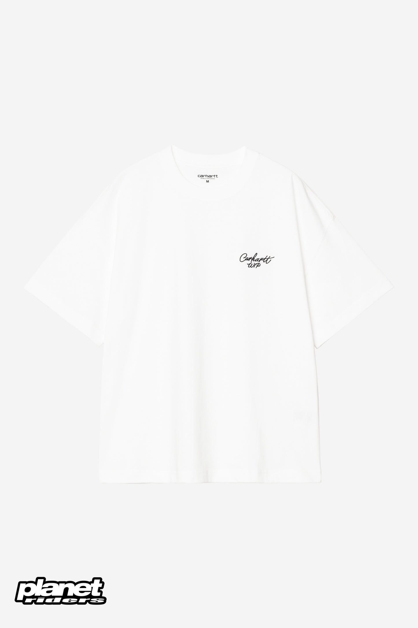 S/S Signature Script T-Shirt Carhartt WIP, White / Black