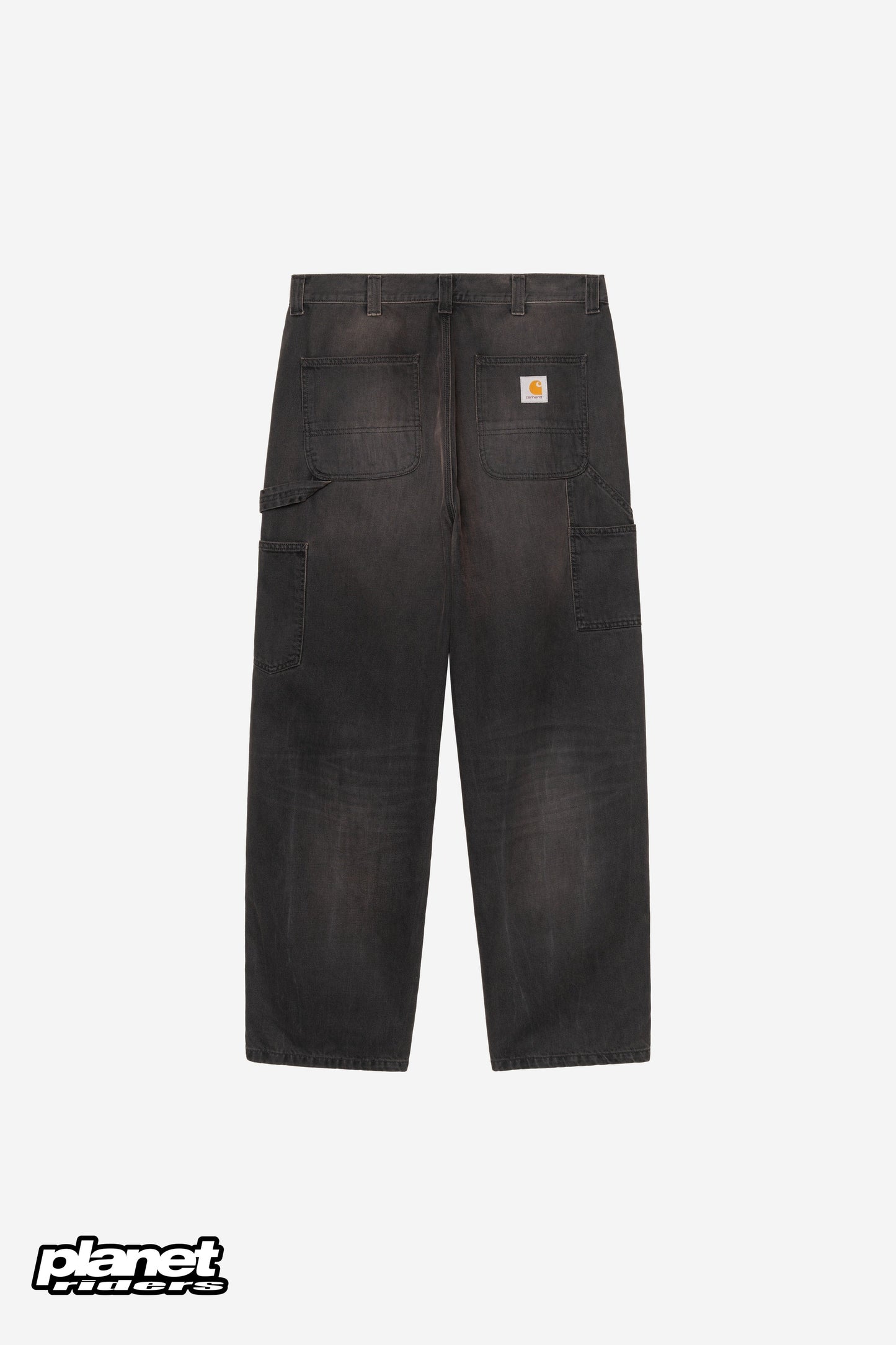 OG Single Knee Pant Carhartt WIP, Black tobacco used wash