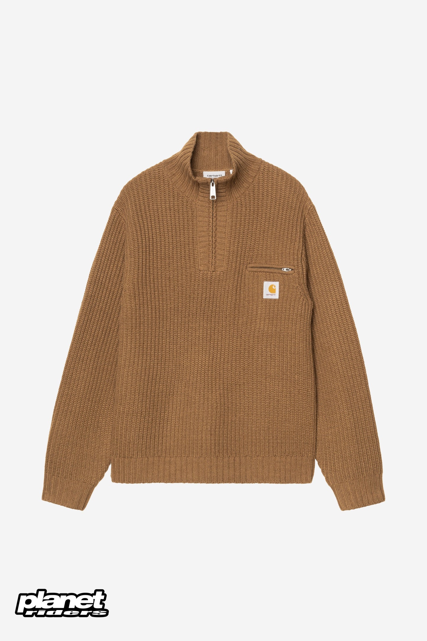 Detroit Half Zip Sweater Carhartt WIP, WIP H Brown