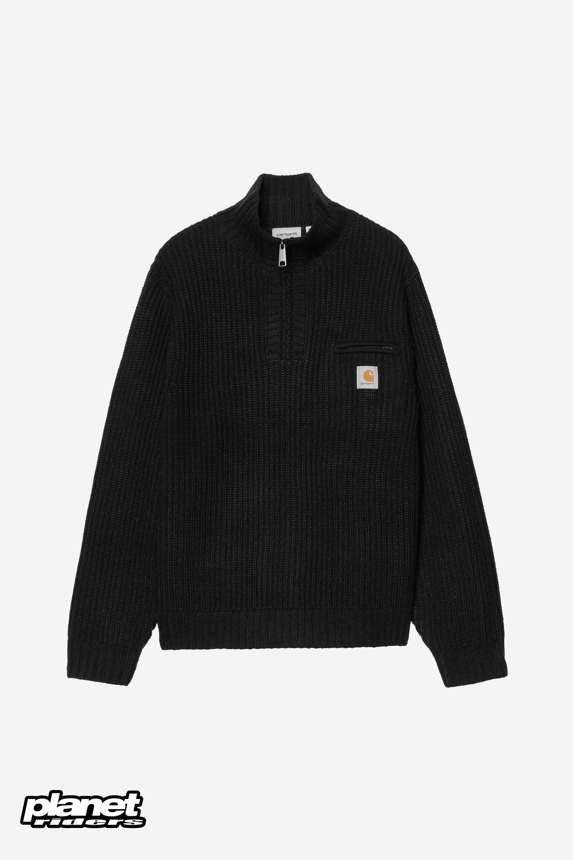 Detroit Half Zip Sweater Carhartt WIP, Black
