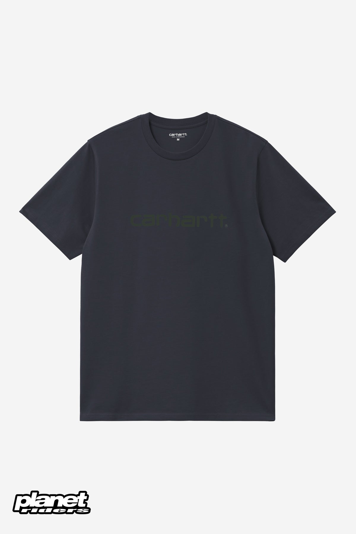 S/S Script T-Shirt Carhartt WIP, Dark Navy / Dark Scarab