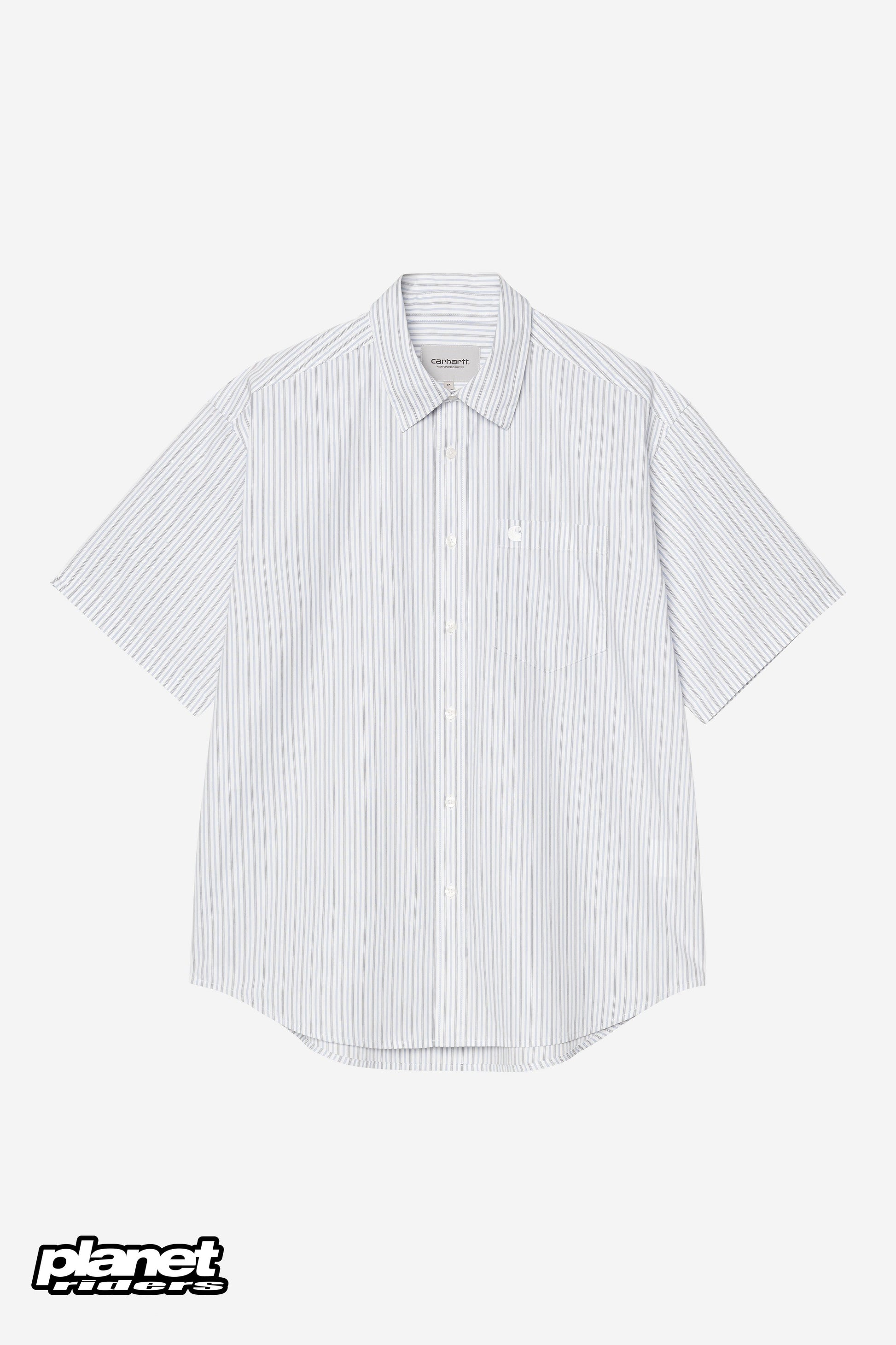 S/S Keene Shirt Carhartt WIP, Keene Stripe, White