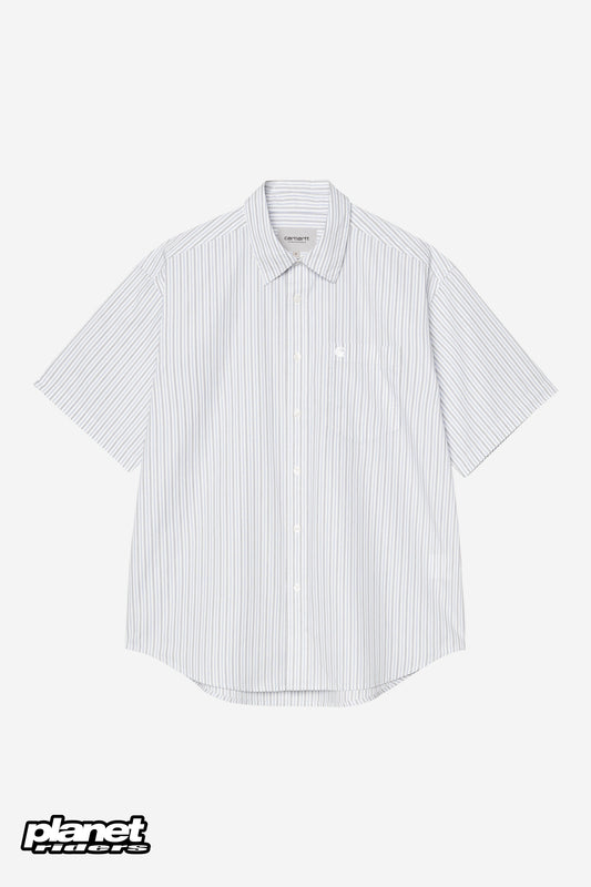 S/S Keene Shirt Carhartt WIP, Keene Stripe, White