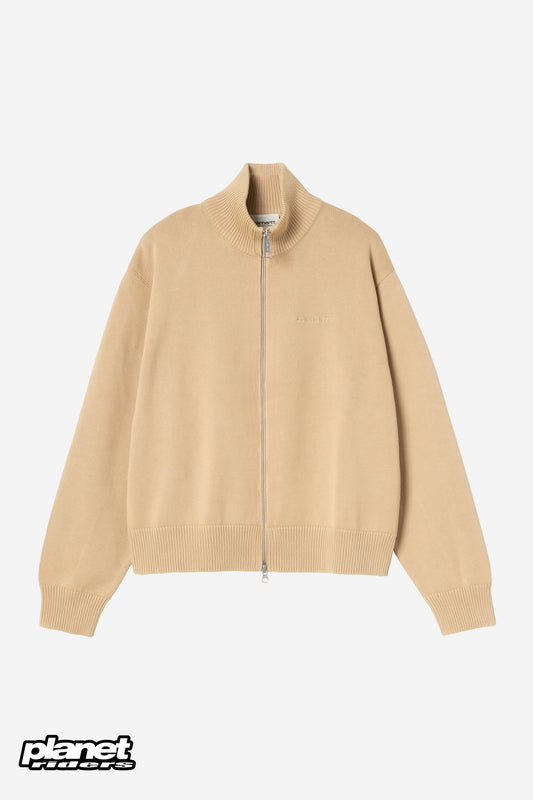 W' Kori Sweater Jacket Carhartt WIP, Dusty H Brown