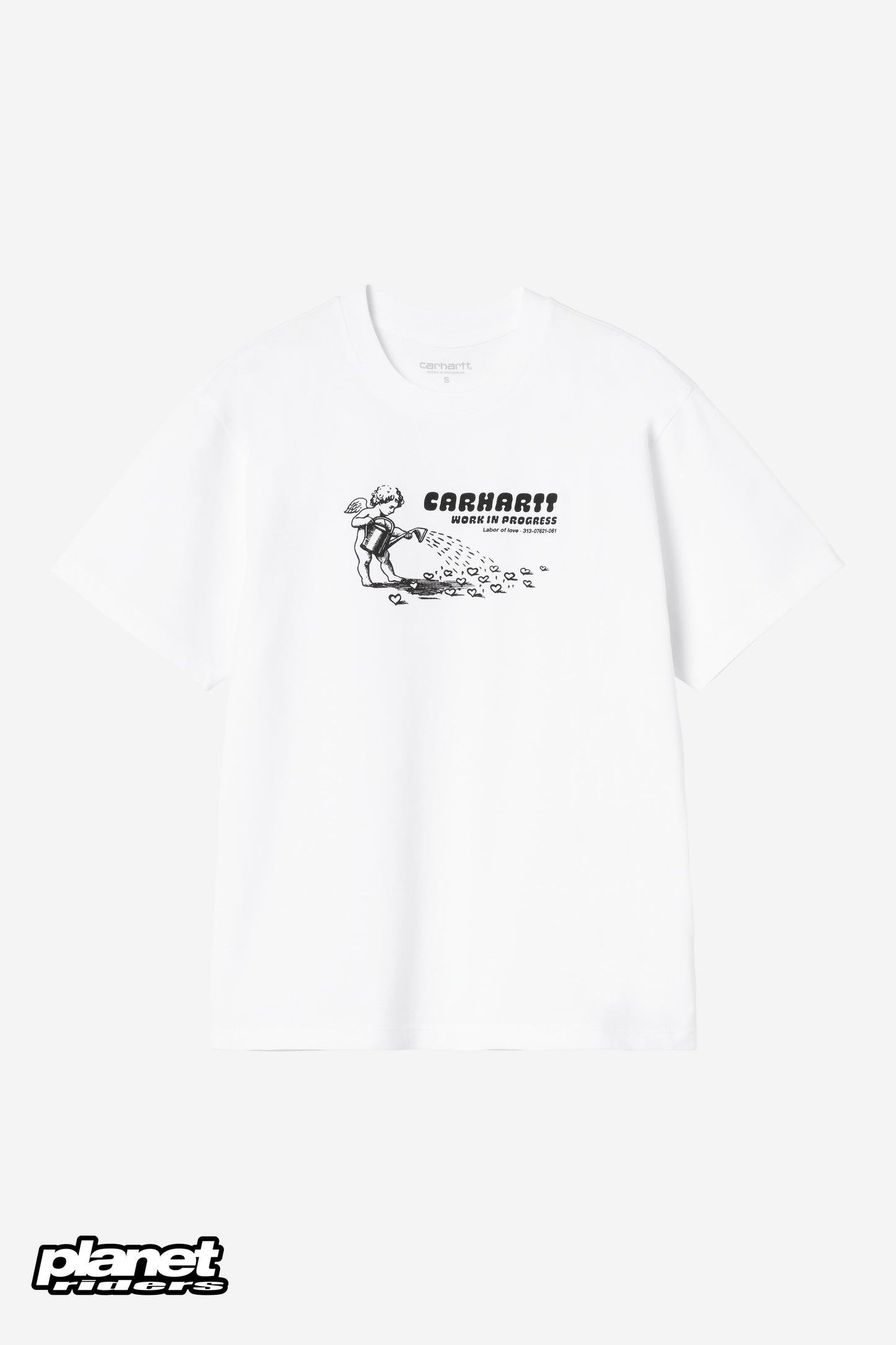 W' S/S Bumper Sticker T-Shirt Carhartt WIP, White