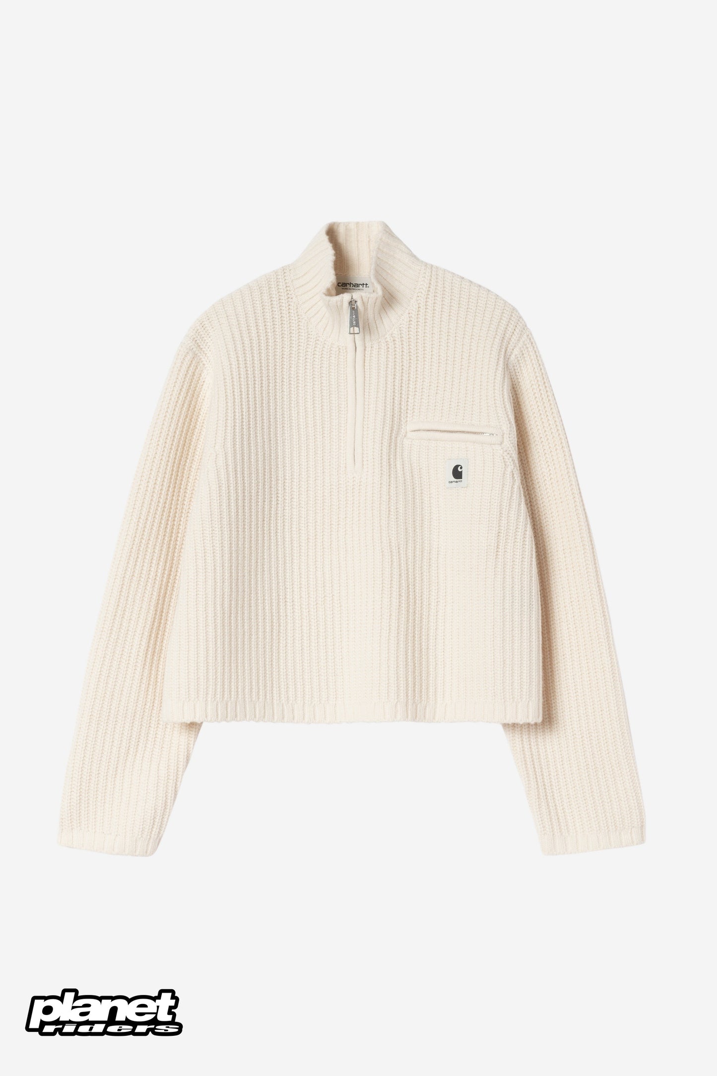 W' Detroit Half Zip Sweater Carhartt WIP, Natural