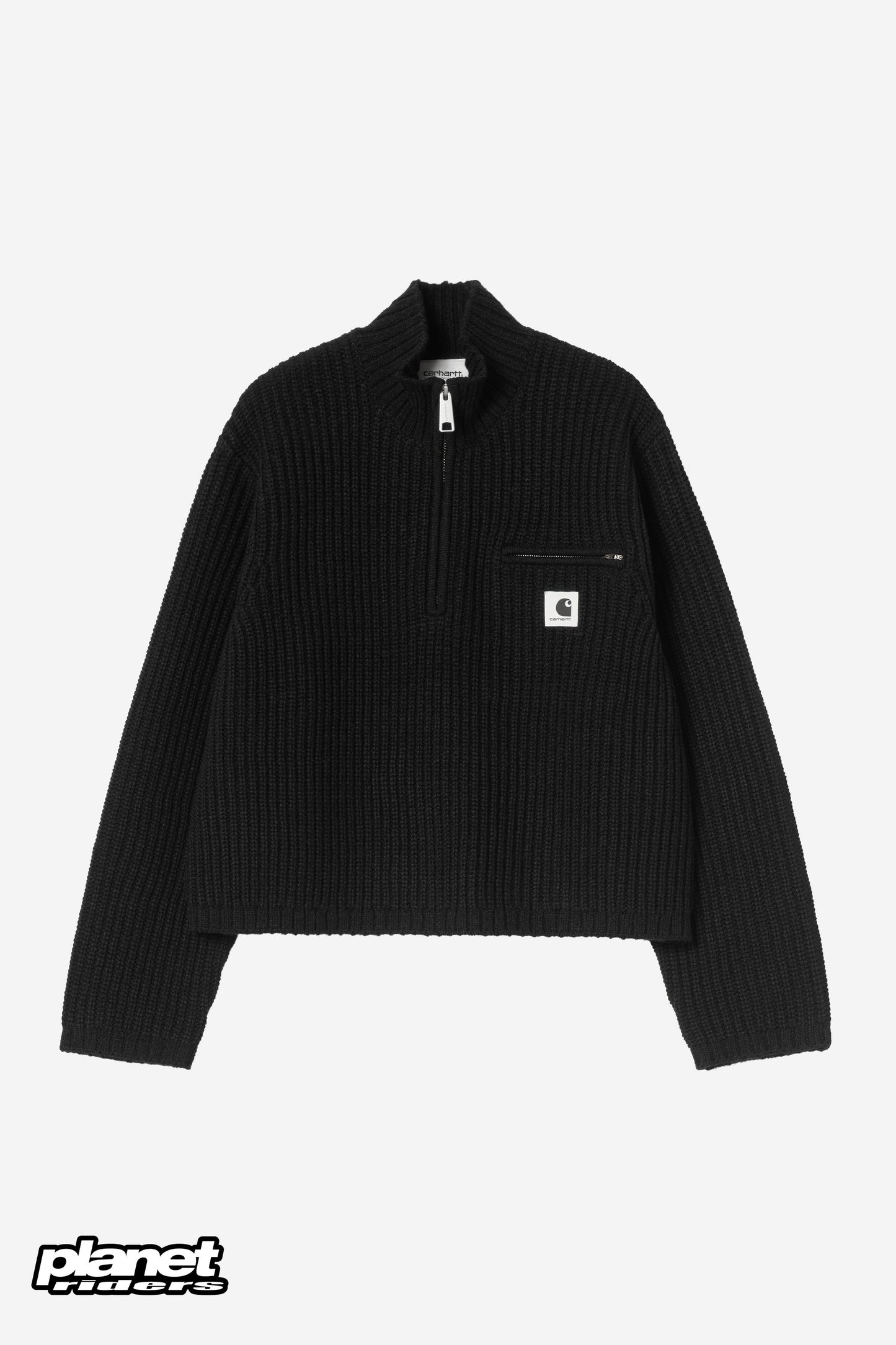 W' Detroit Half Zip Sweater Carhartt WIP, Black