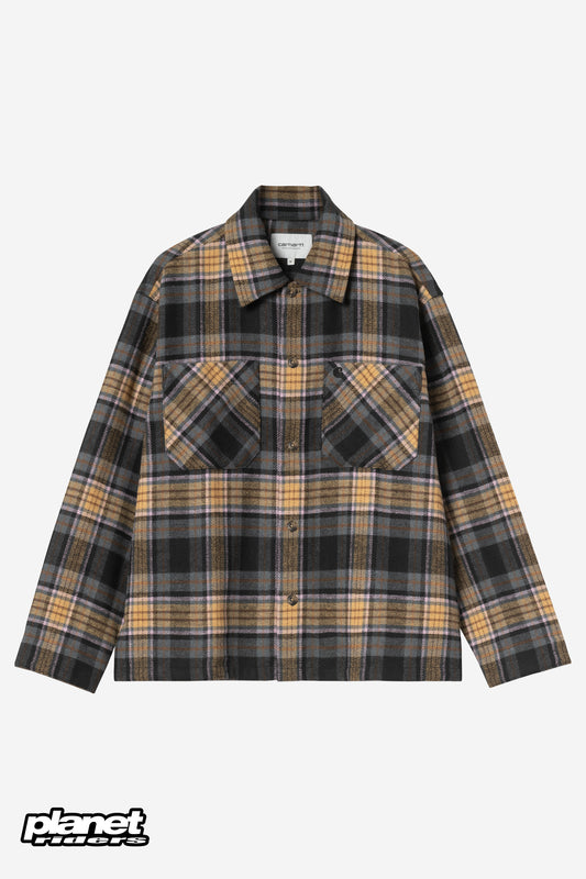 L/S Parson Shirt Carhartt WIP, Parson Check, Dusty H