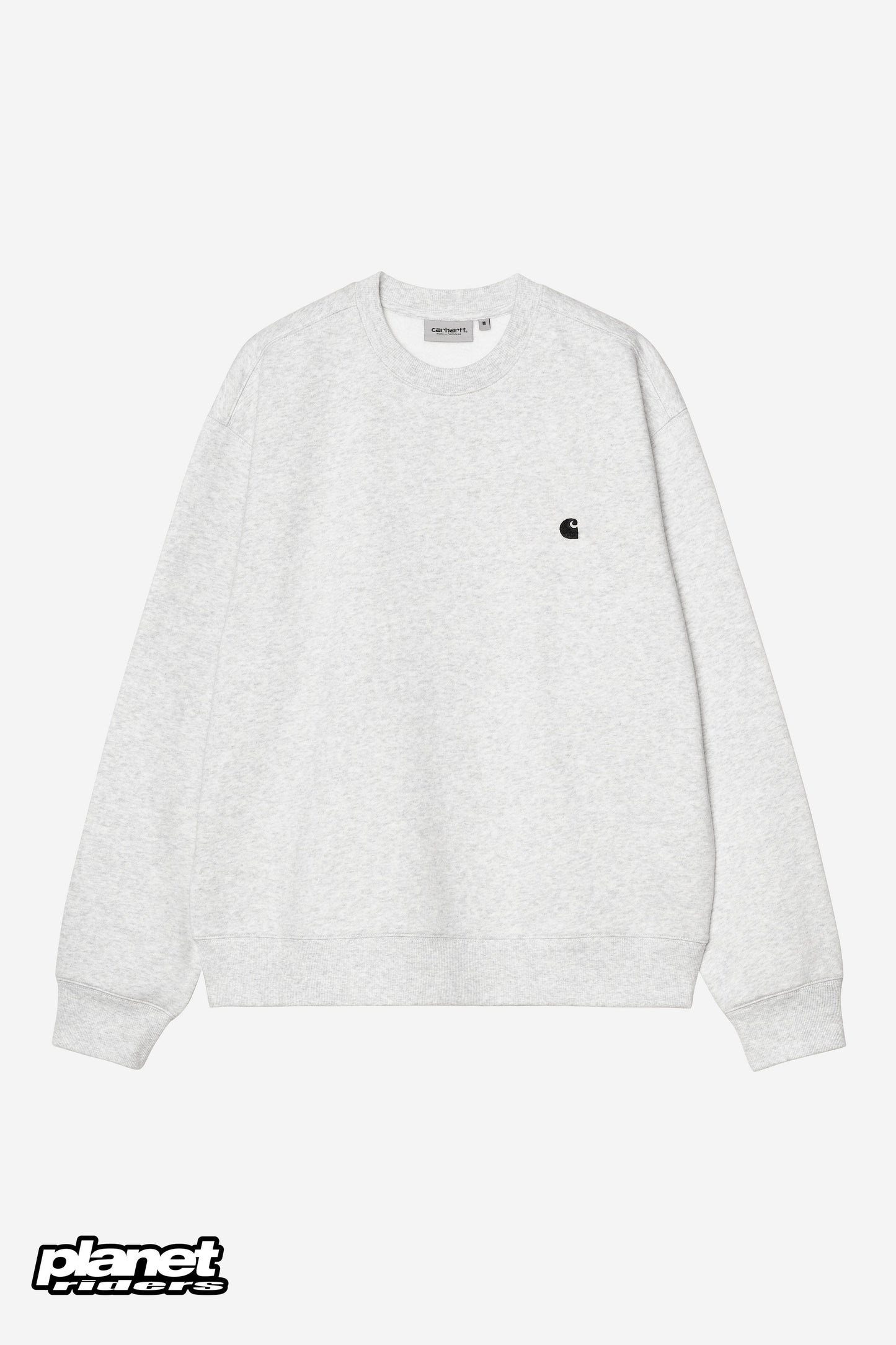 Mack Sweatshirt Carhartt WIP, Ash Heather / Black